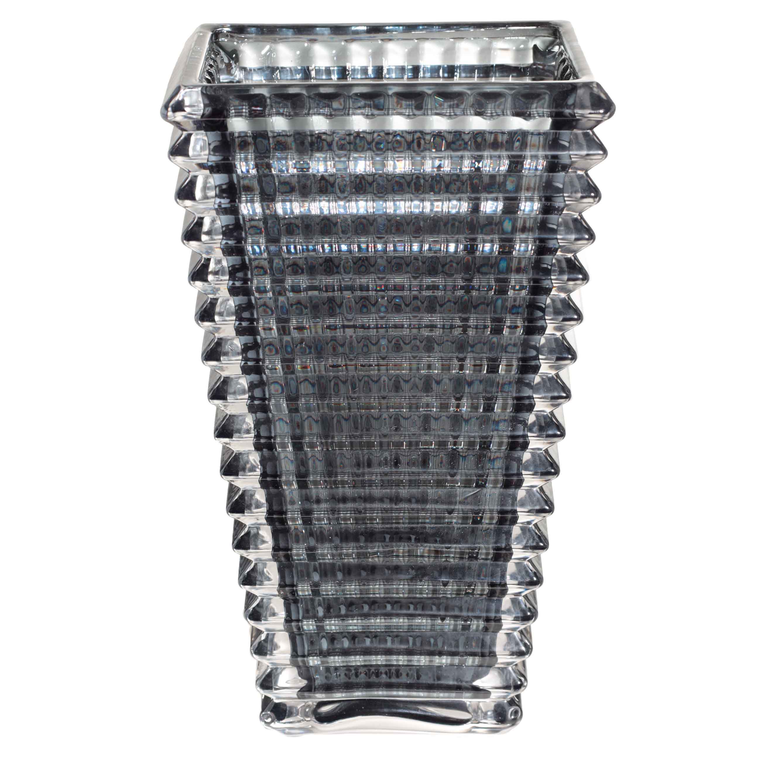 Гүл құмырасы 28 см, шыны, сұр, Mosaic color, image-0