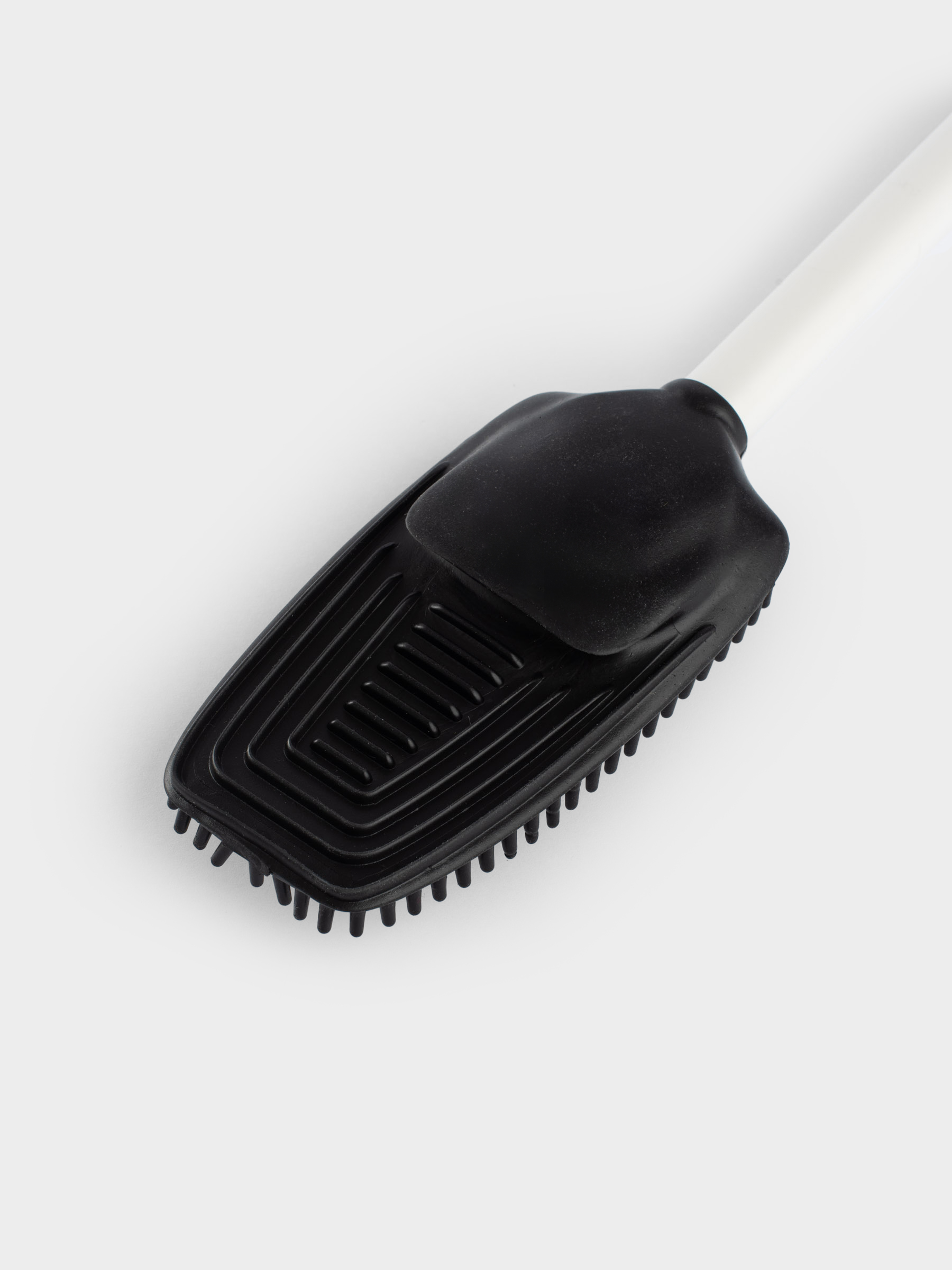 Дәретхана щеткасы, 53 см, тұғыры бар, резеңке/металл, ақ, Vesta, image-5