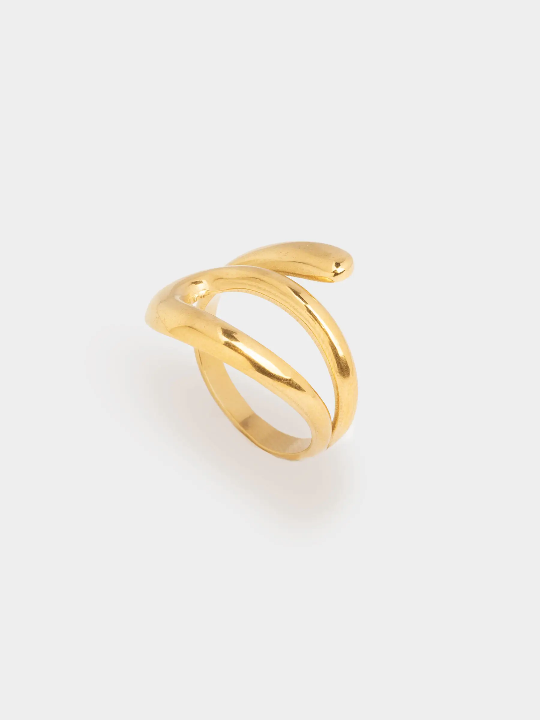 Сақина, 2 см, бірыңғай өлшем, металл, алтын, Jewelry