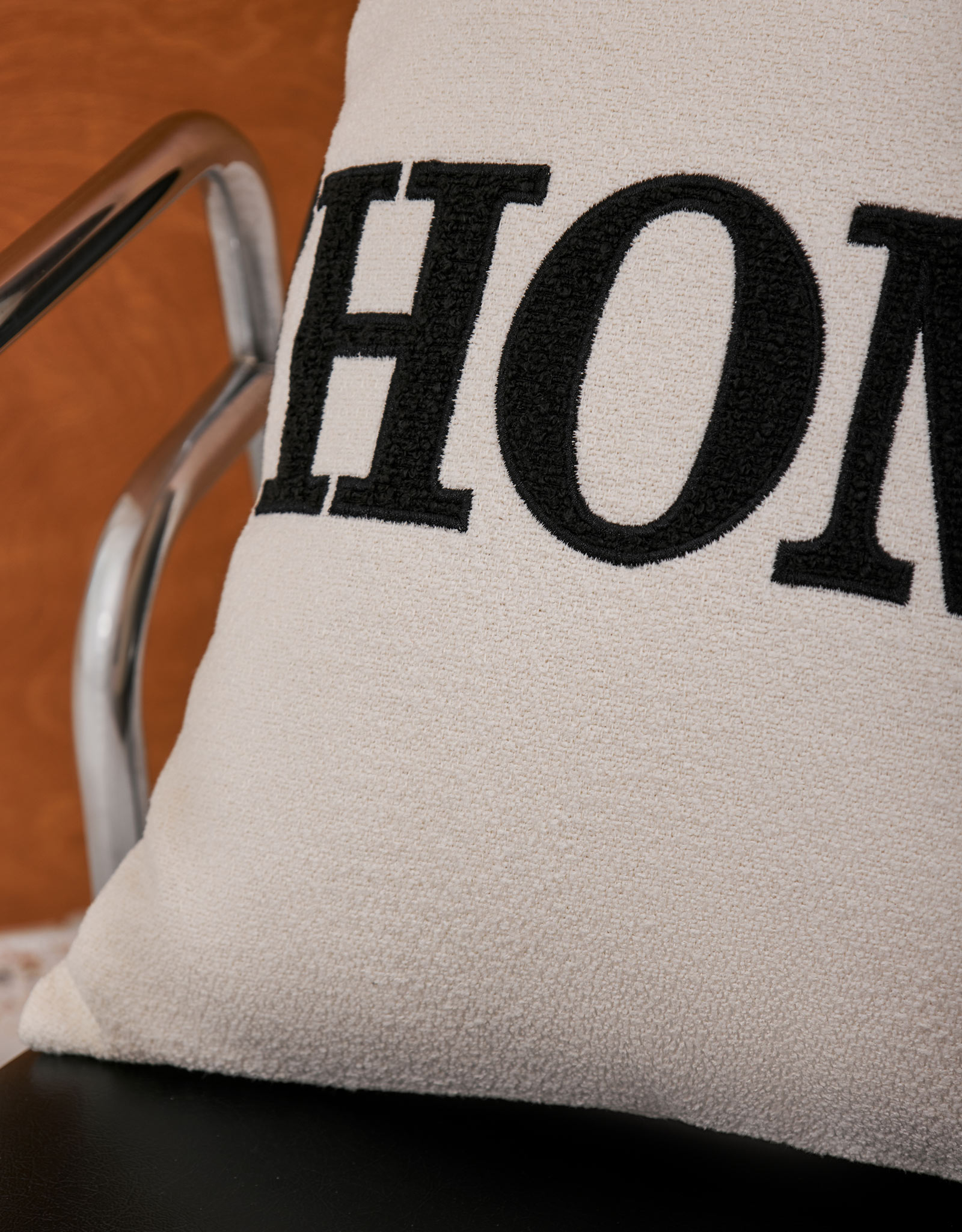 Подушка декоративная, 45х45 см, полиэстер, молочная, Home deco, image-5