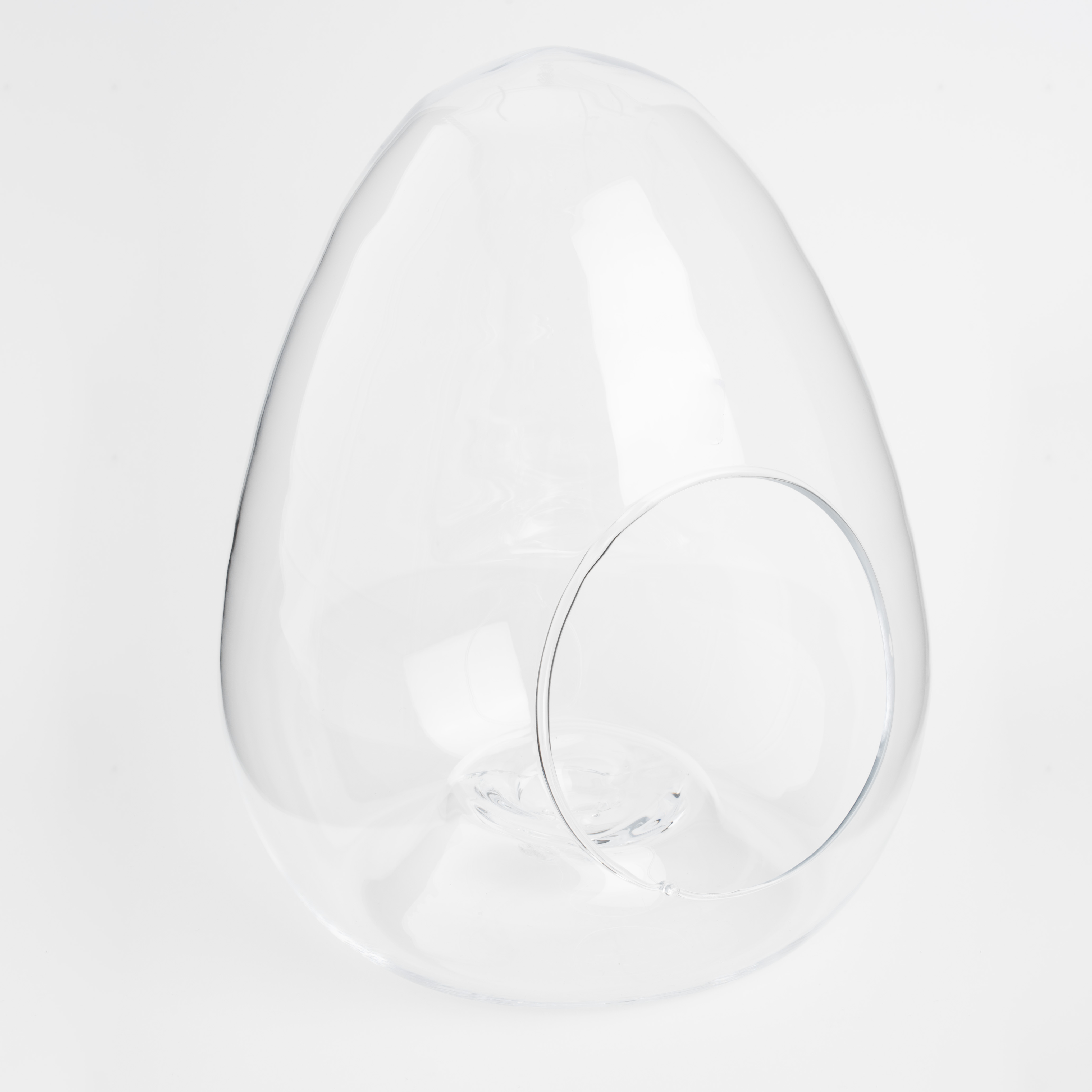 Конфетница, 23х26 см, стекло, Яйцо, Clear, image-1