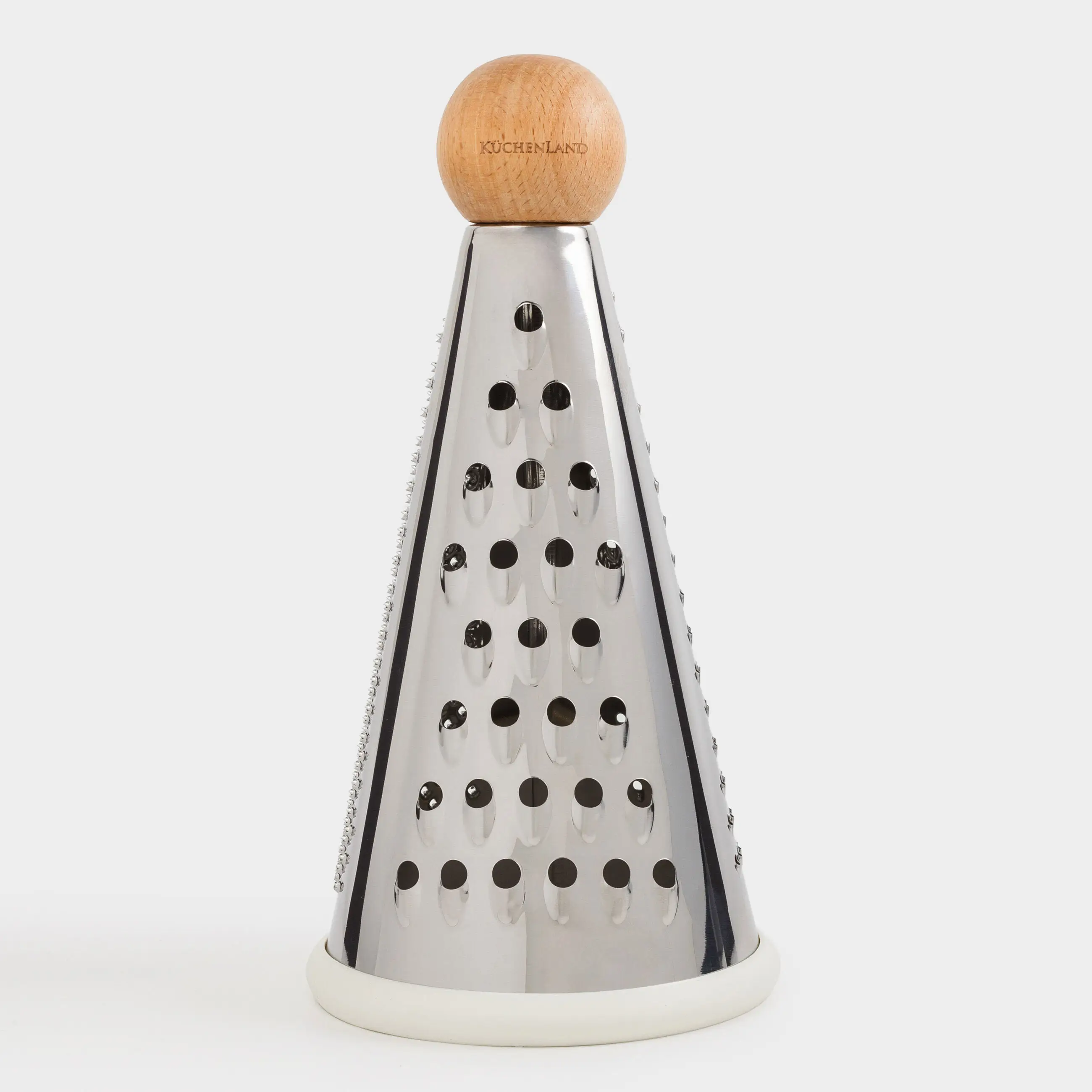 Үккіш, 20 см, болат/ағаш, дөңгелек, сарғылт-қоңыр, Wood kitchen