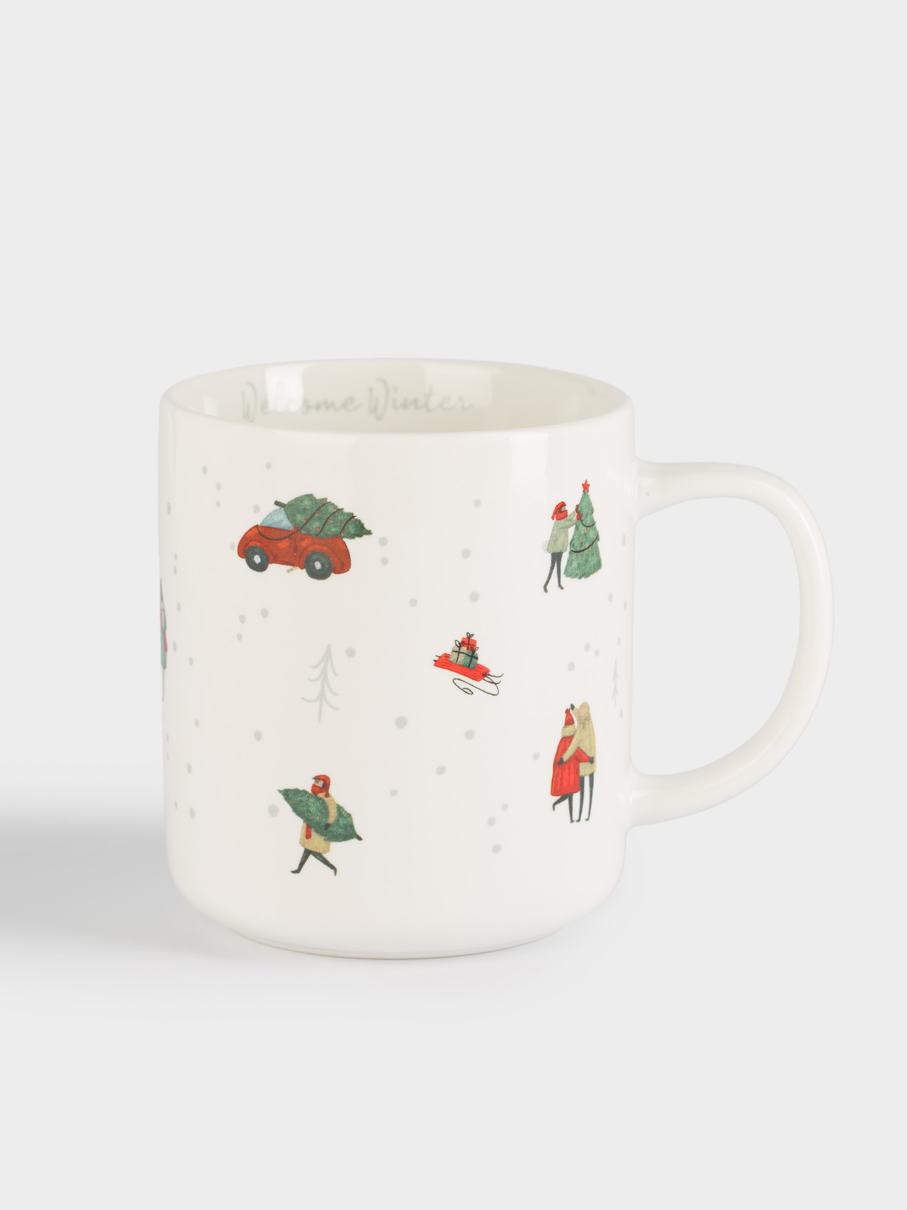 Саптыаяқ, 320 мл, фарфор N, ақ, Қысқы демалыс, Festive mood, image-0