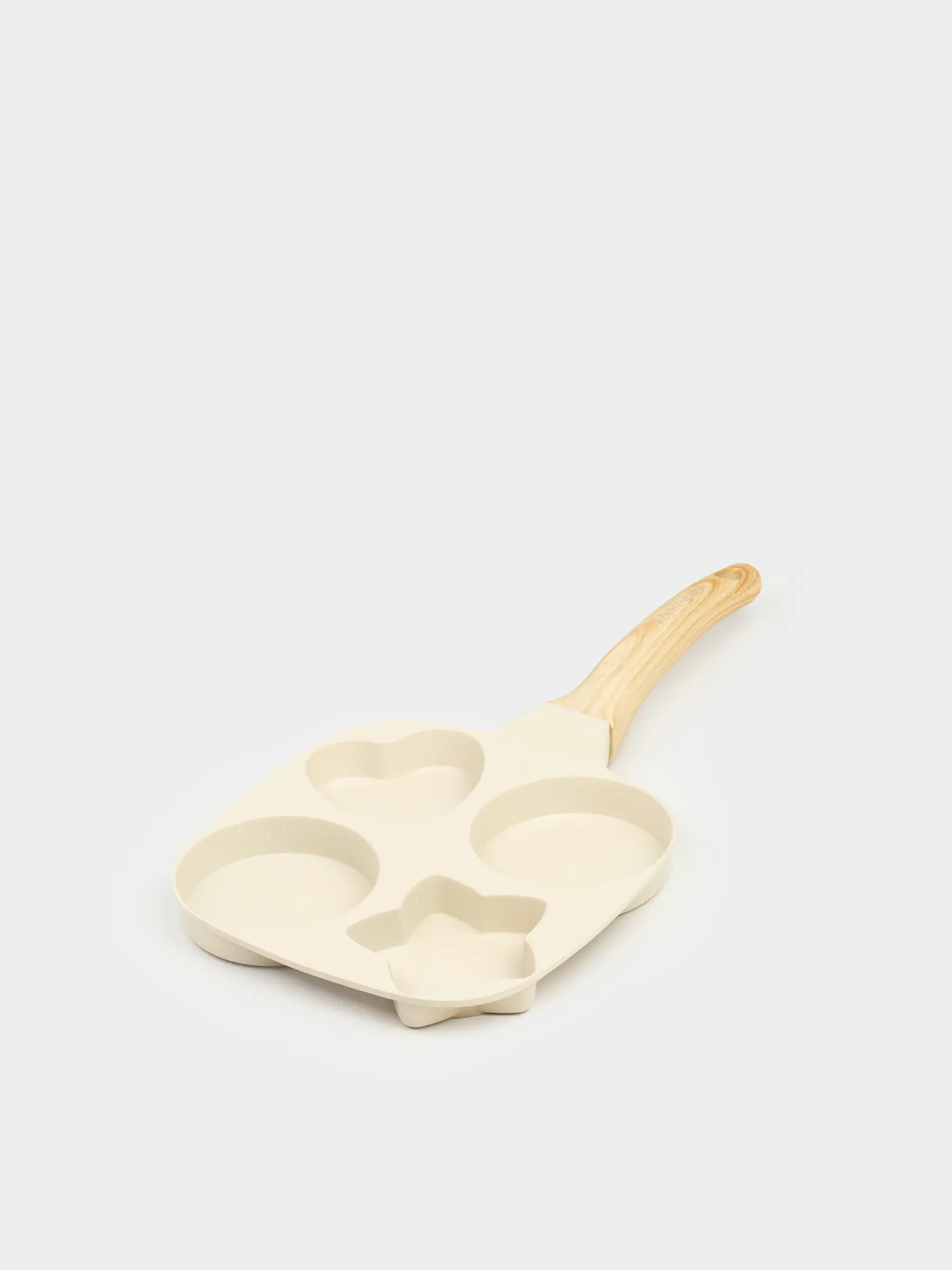 Жұмыртқа мен құймаққа арналған таба, 19 см, 4 бөлім, жабыны бар, алюминий, сарғылт-қоңыр, Пішіндер, Sentimentality, image-0