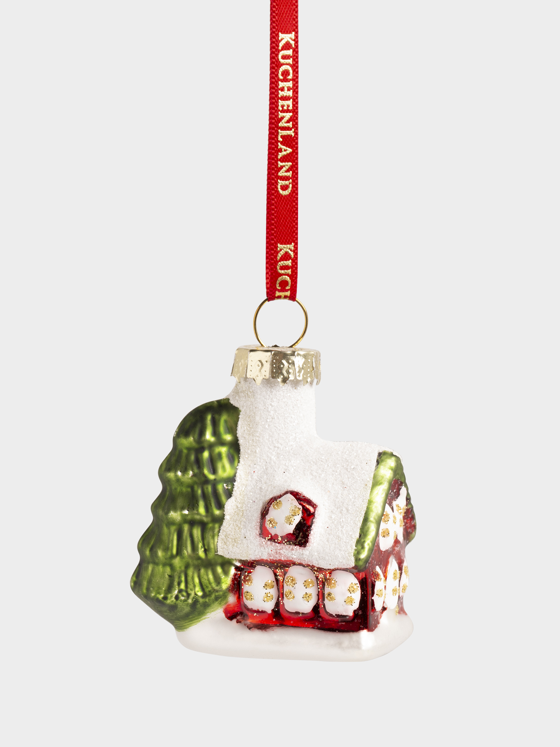 Шырша ойыншығы, 4 см, шыны, түс, Үй, Figure christmas, image-1