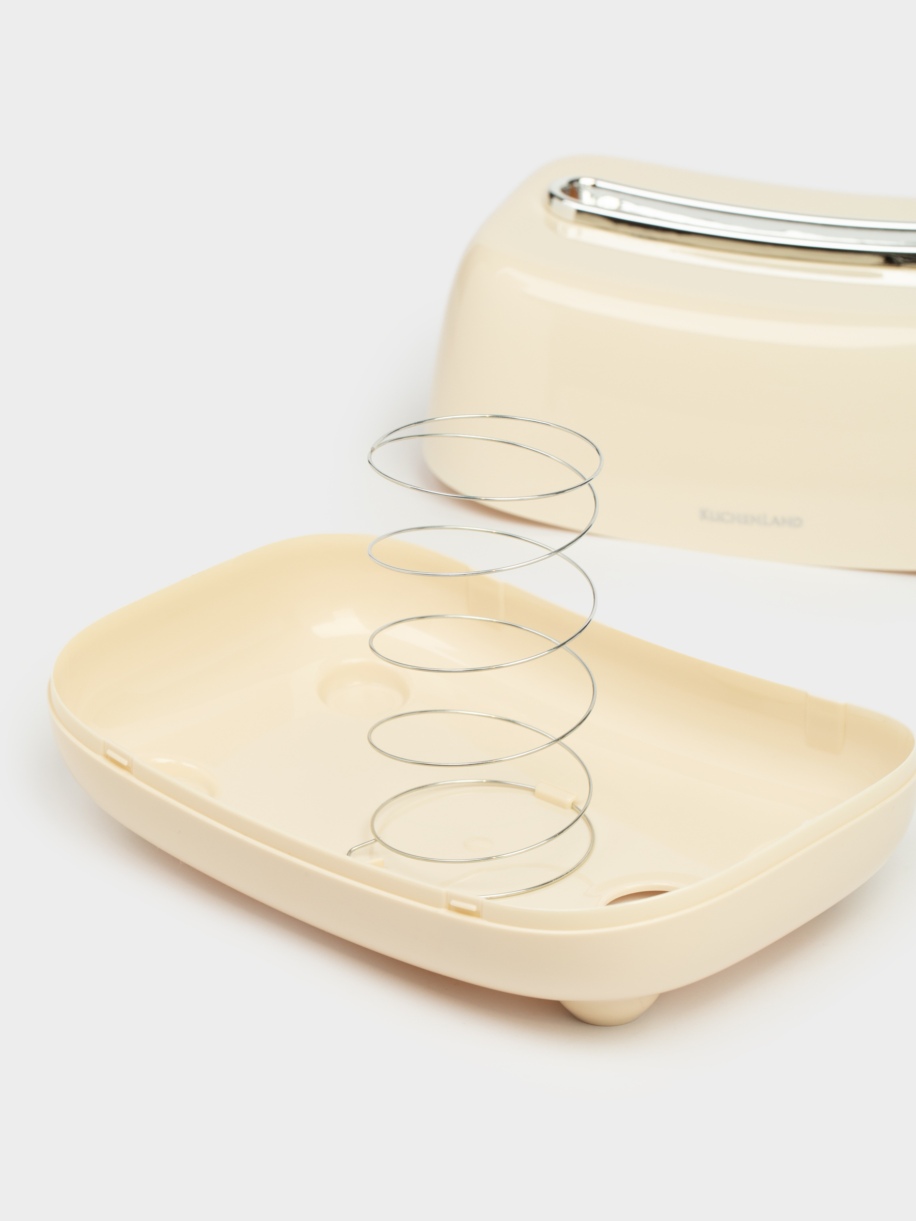 Бокс для бумажных салфеток, 21x14 см, пластик, бежевый, Vintage kitchen, image-4