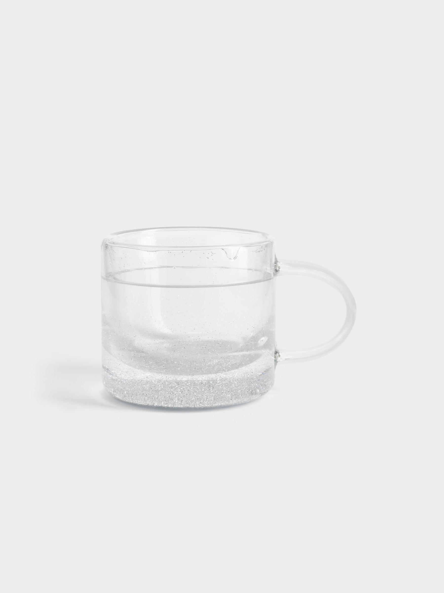 Саптыаяқ, 200 мл, шыны Б, ішінде жылтырақтары бар, Air decor, image-1