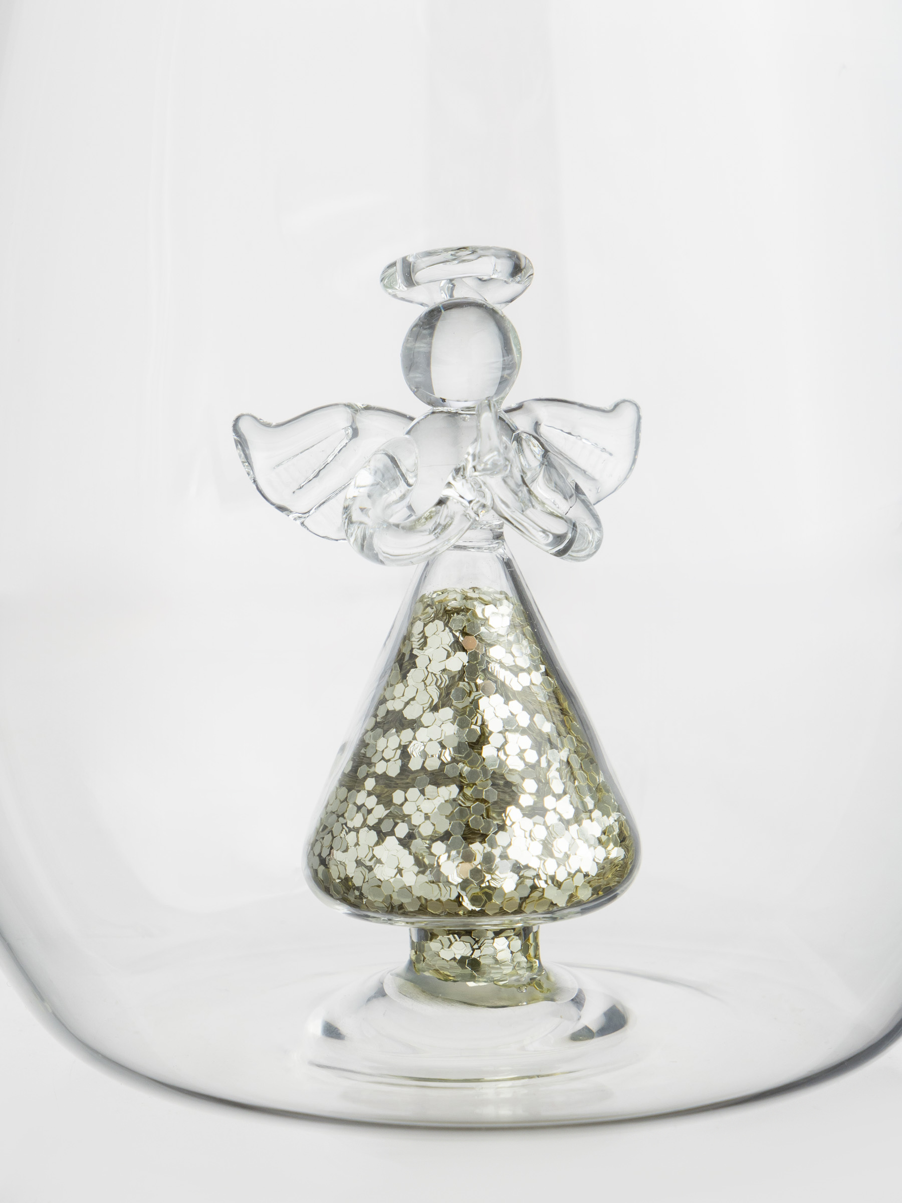 Кружка, 500 мл, стекло Б, Ангел с блестками, Shape, image-3