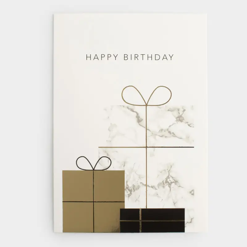 Открытка подарочная, 12х17 см, бумага, Подарки, Birthday ,image-0