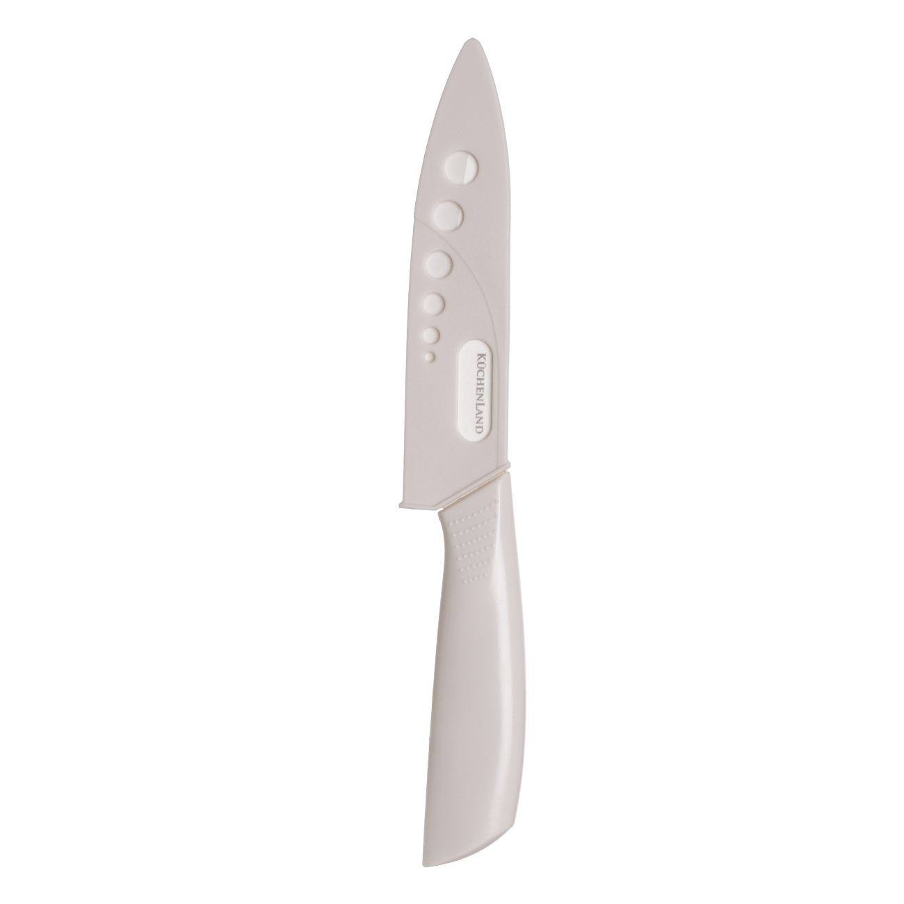 Нож для нарезки, 15 см, с чехлом, керамика/пластик, молочный, Regular изображение № 2