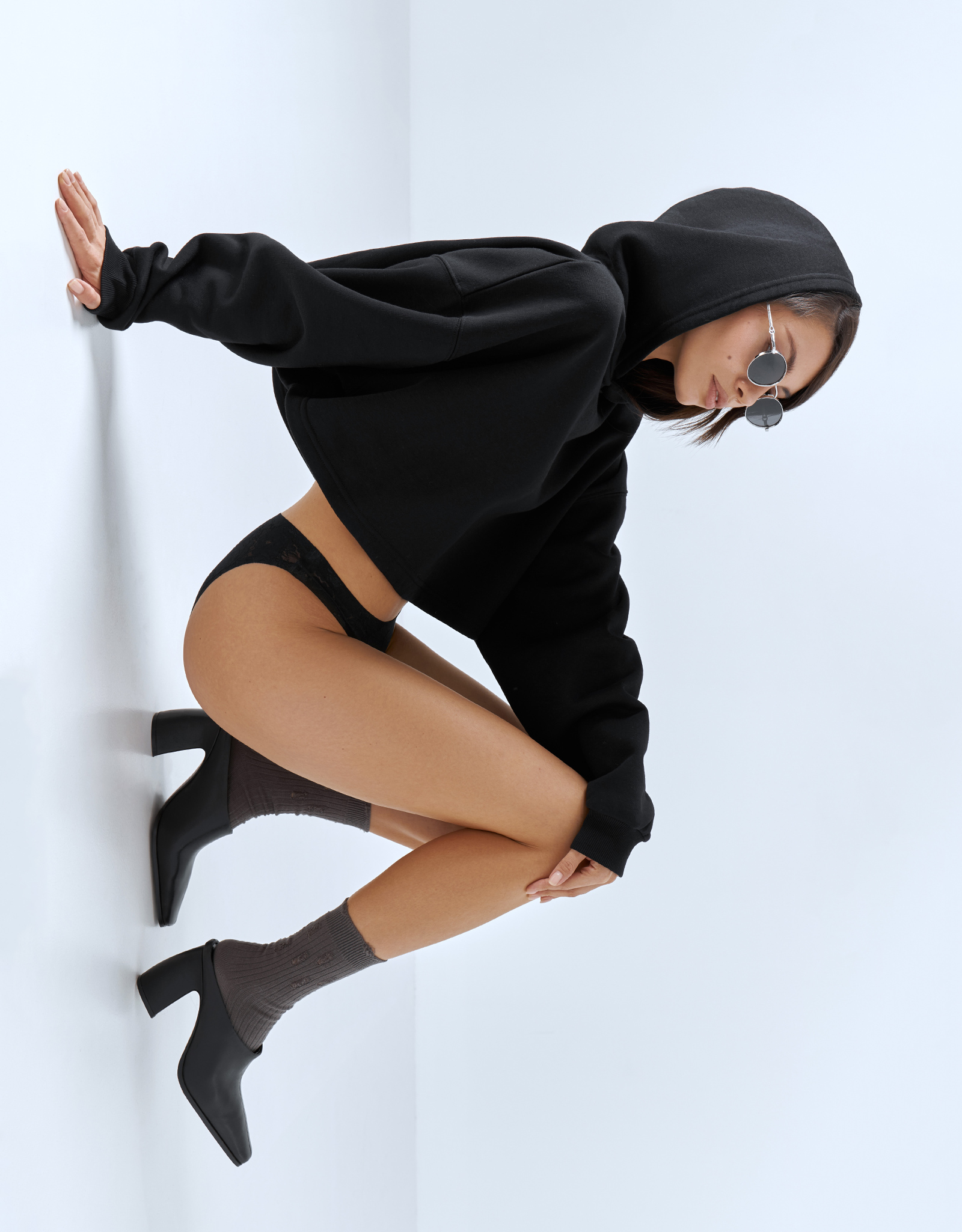 Трусы женские, кружево, черные, Бразилиана, Lacie, image-9