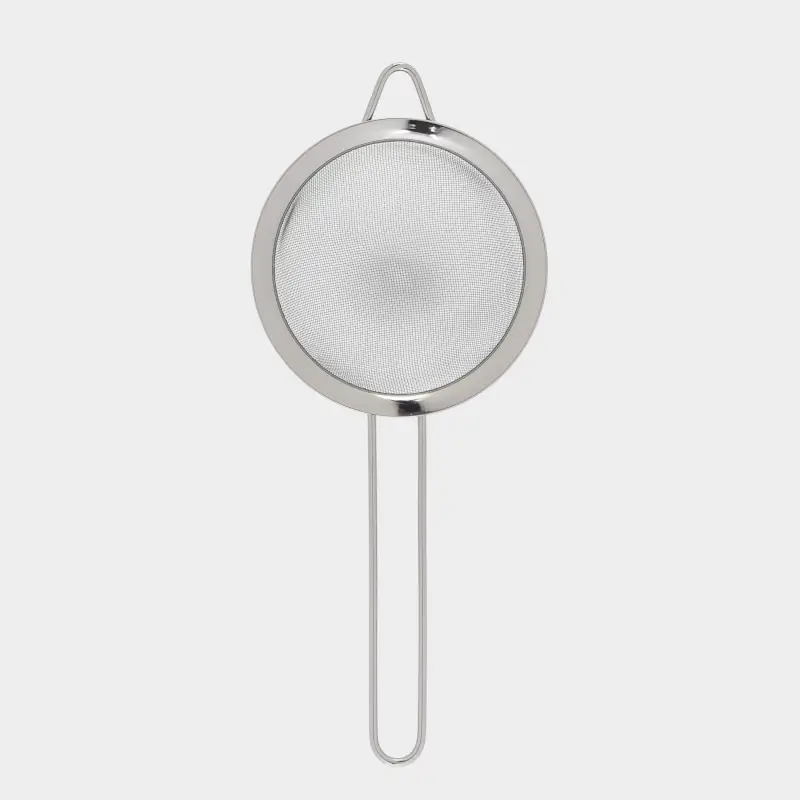 Сито, 14 см, с ручкой, сталь, темно-серое, Titanium, image-0