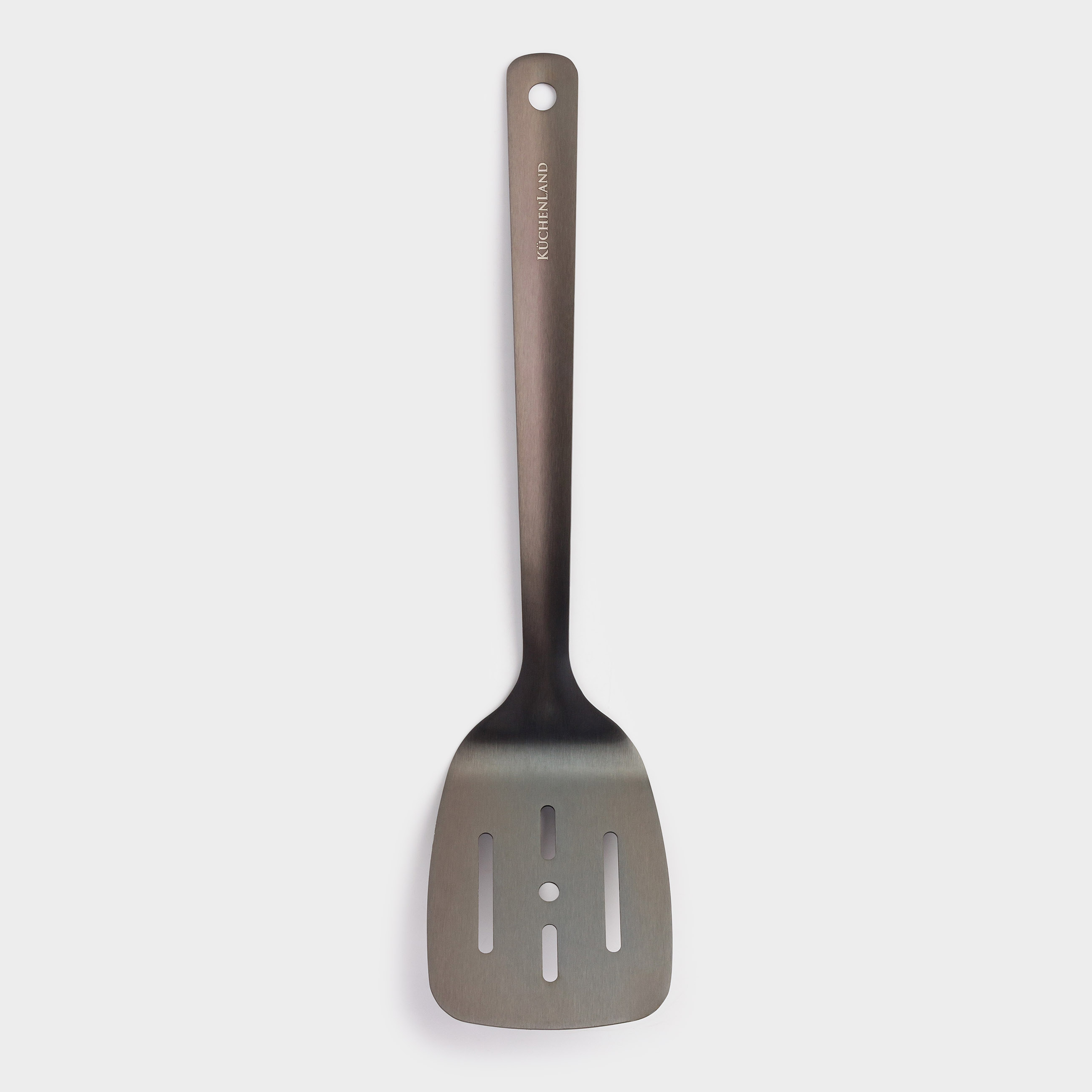 Қалақша, 35 см, ойықтары бар, болат, қою сұр, Titanium, image-0