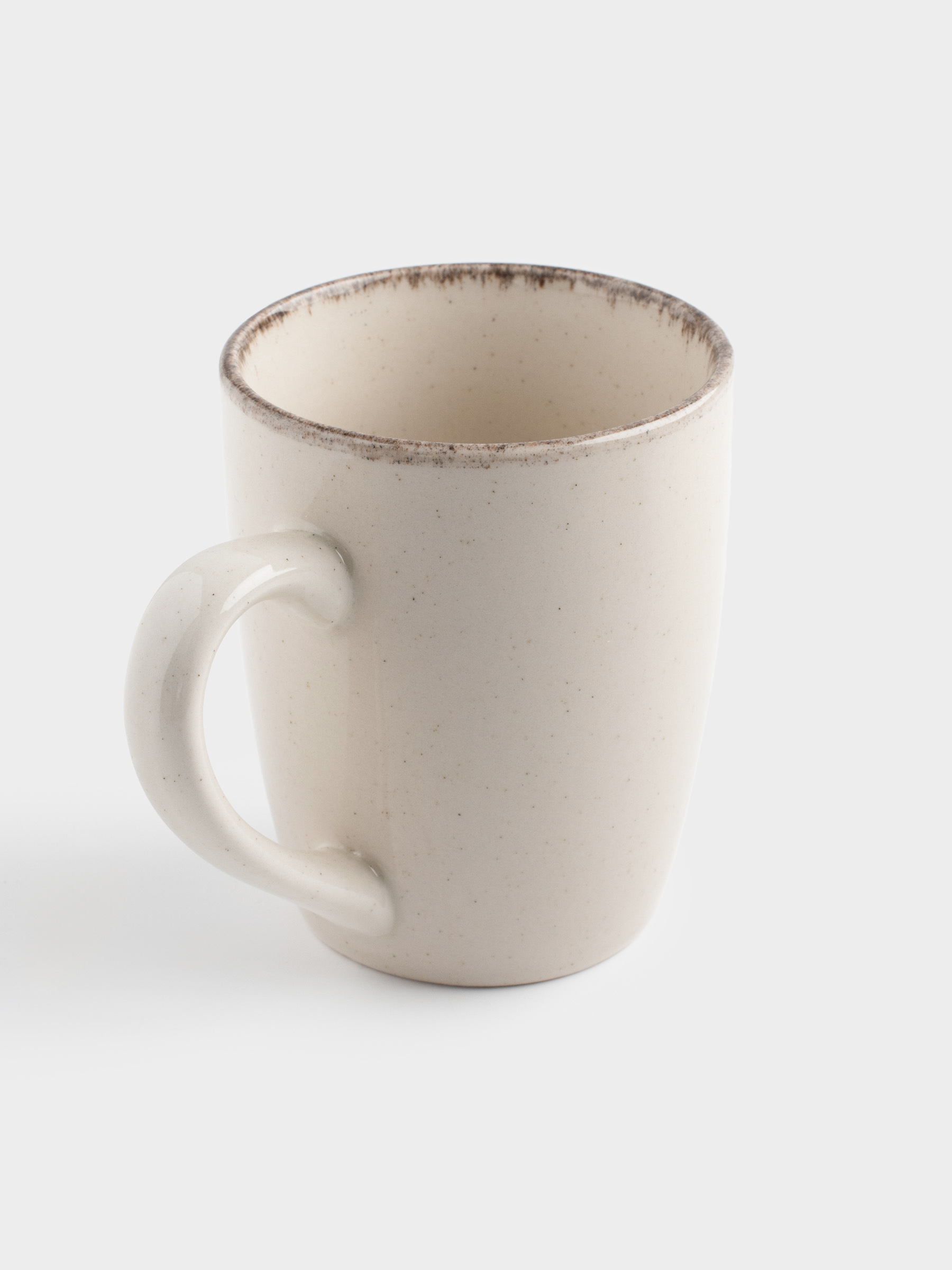 Саптыаяқ, 360 мл, 2 дана, керамика, сарғылт-қоңыр, дақты, Speckled glaze, image-4