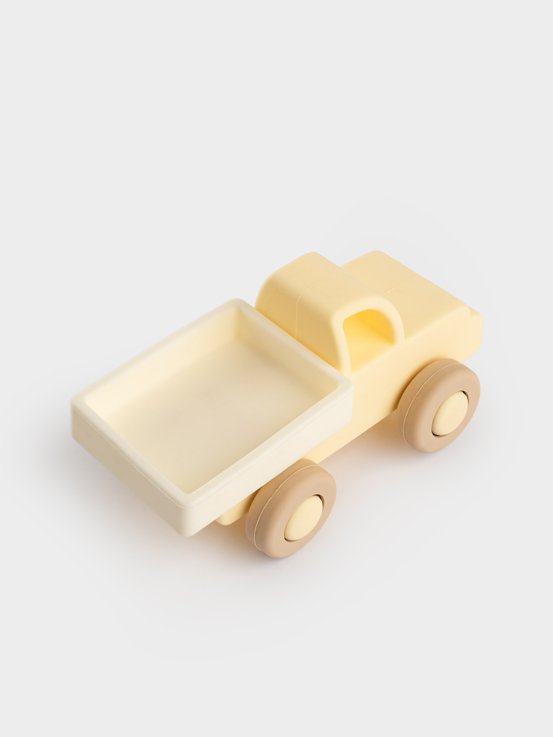 Игрушка, 11х6 см, силикон, бежевая, Грузовик, Kiddy, image-3