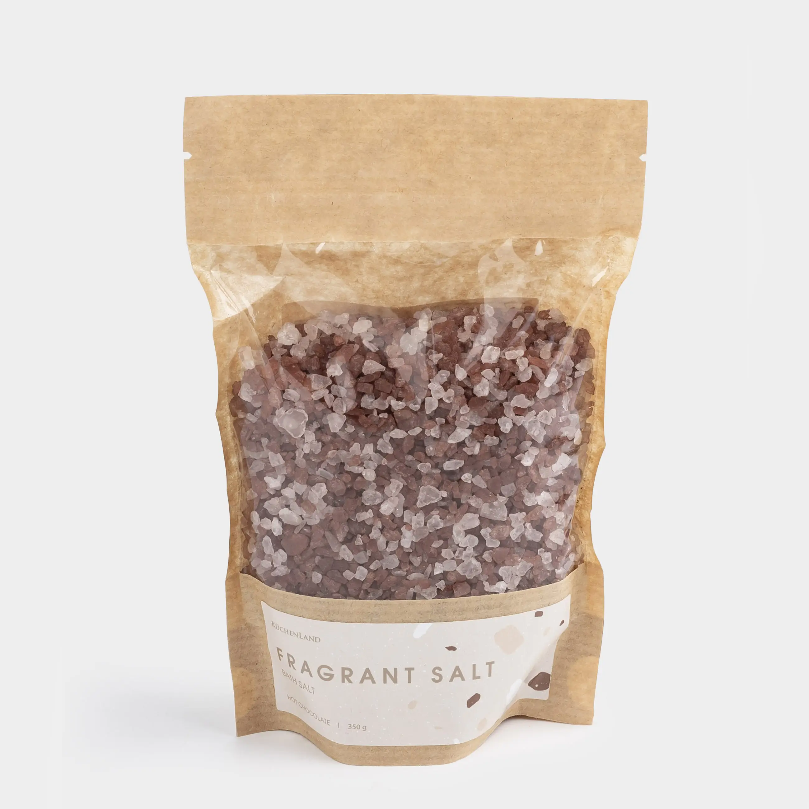 Ваннаға арналған тұз, 350 гр, қоңыр, Ыстық шоколад, Fragrant salt