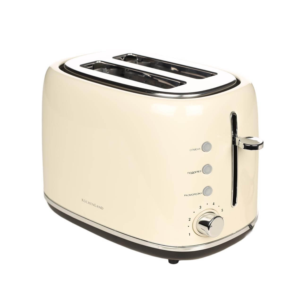 Тостер электр, 730-870 Вт, 6 режим, болат / пластик, бежевый, Vintage kitchen изображение № 1