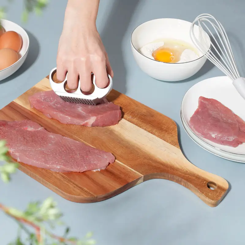 Молоток-кастет для отбивания мяса, 11х7 см, сталь, Classic ,image-0
