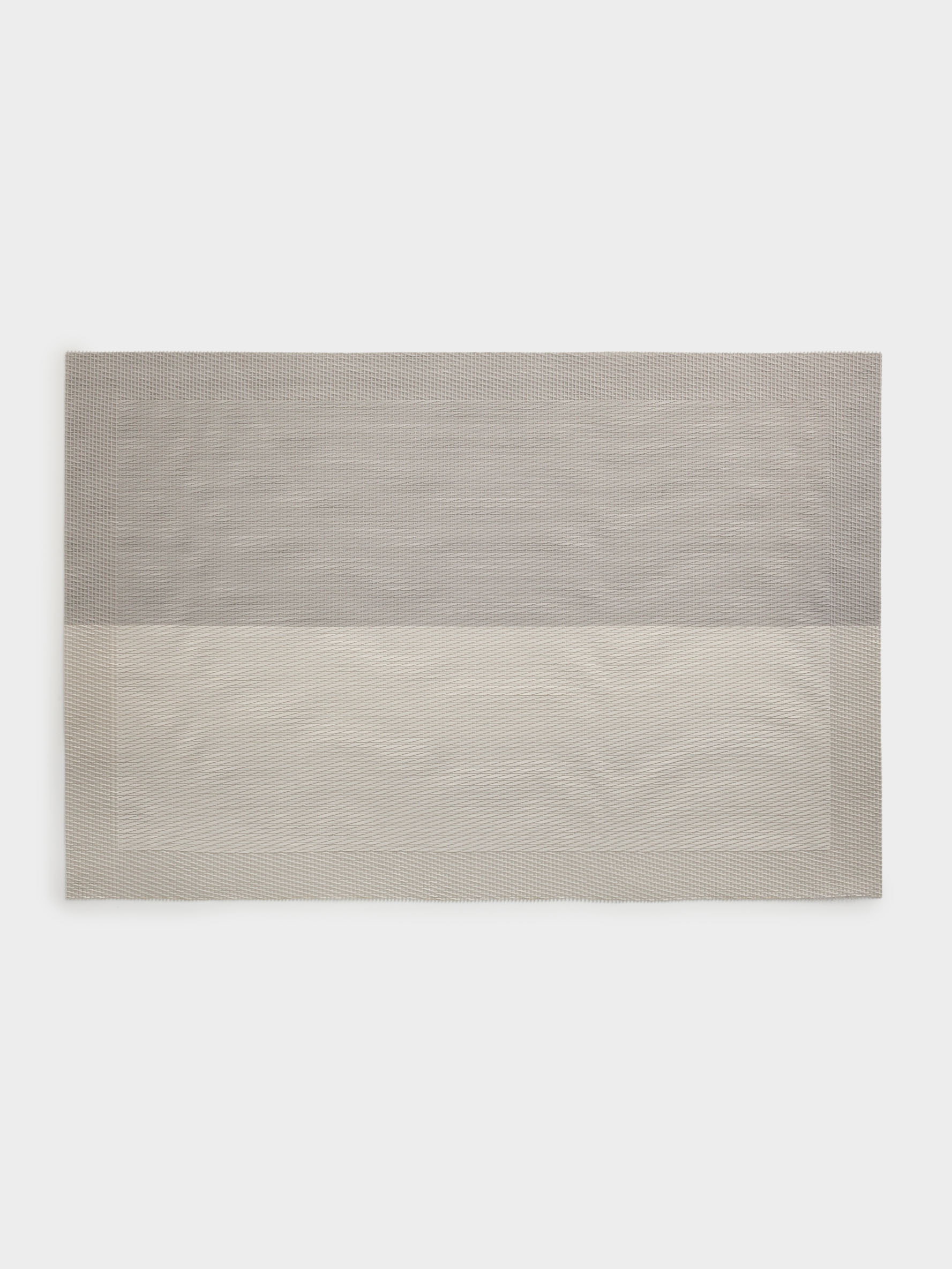 Салфетка под приборы, 30x45 см, ПВХ, прямоугольная, светло-серая/серая, Полосы, Mats, image-0