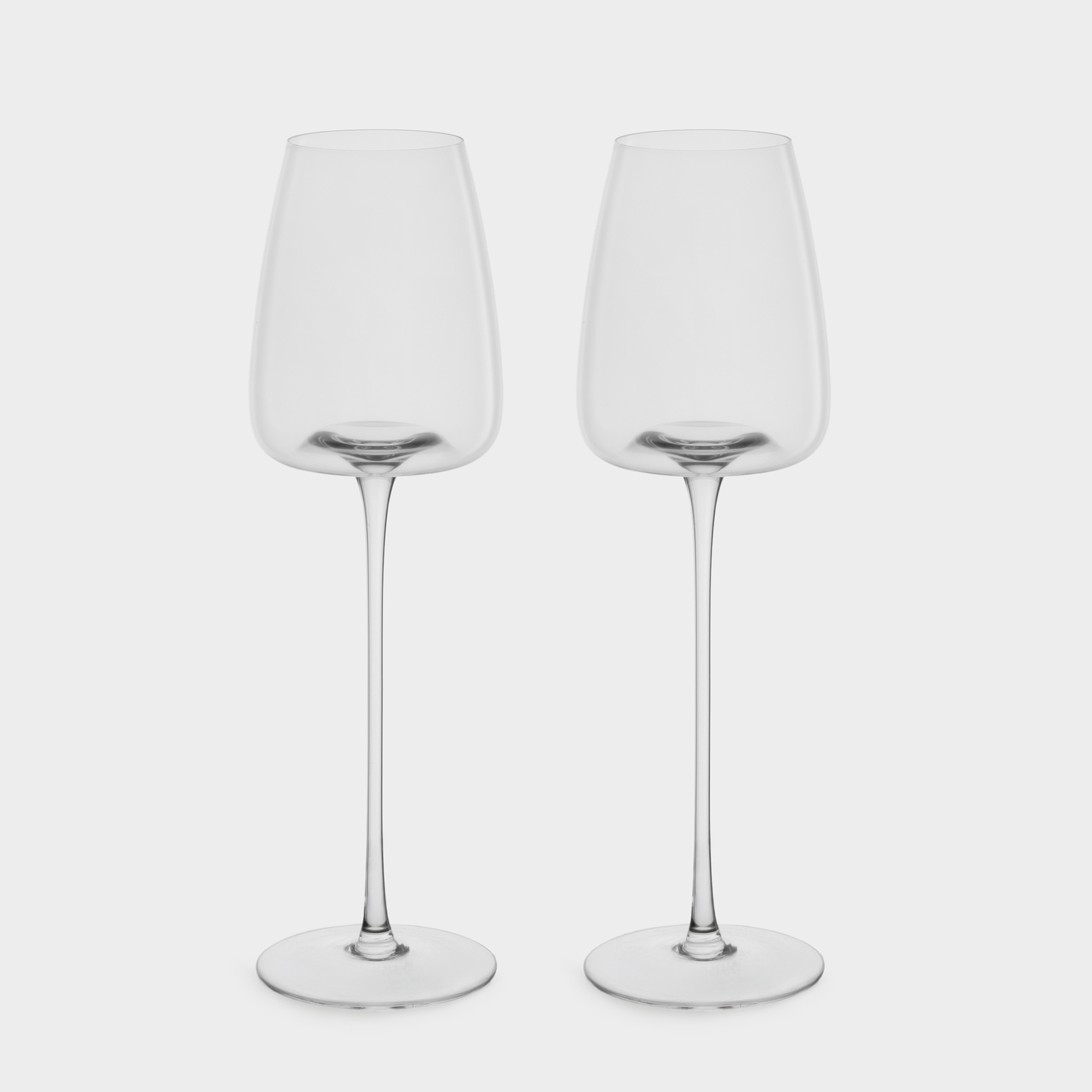 Бокал для белого вина, 340 мл, 2 шт, кристальное стекло, Sorento