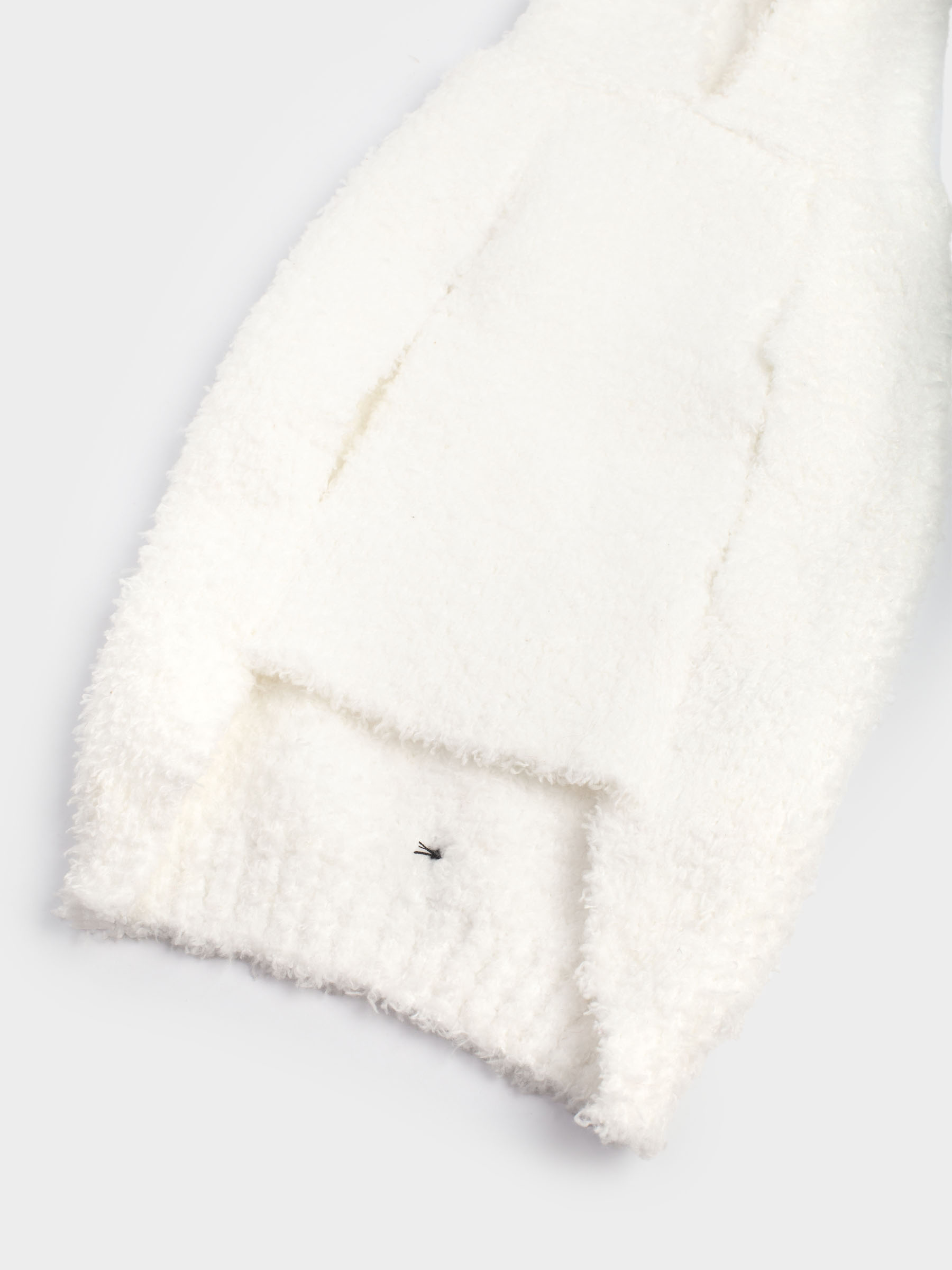 Жануарлар свитері, 38 см, өлшеміМ, капюшоны бар, полиэстер, ақ, Аққала, Fashion pet, image-3