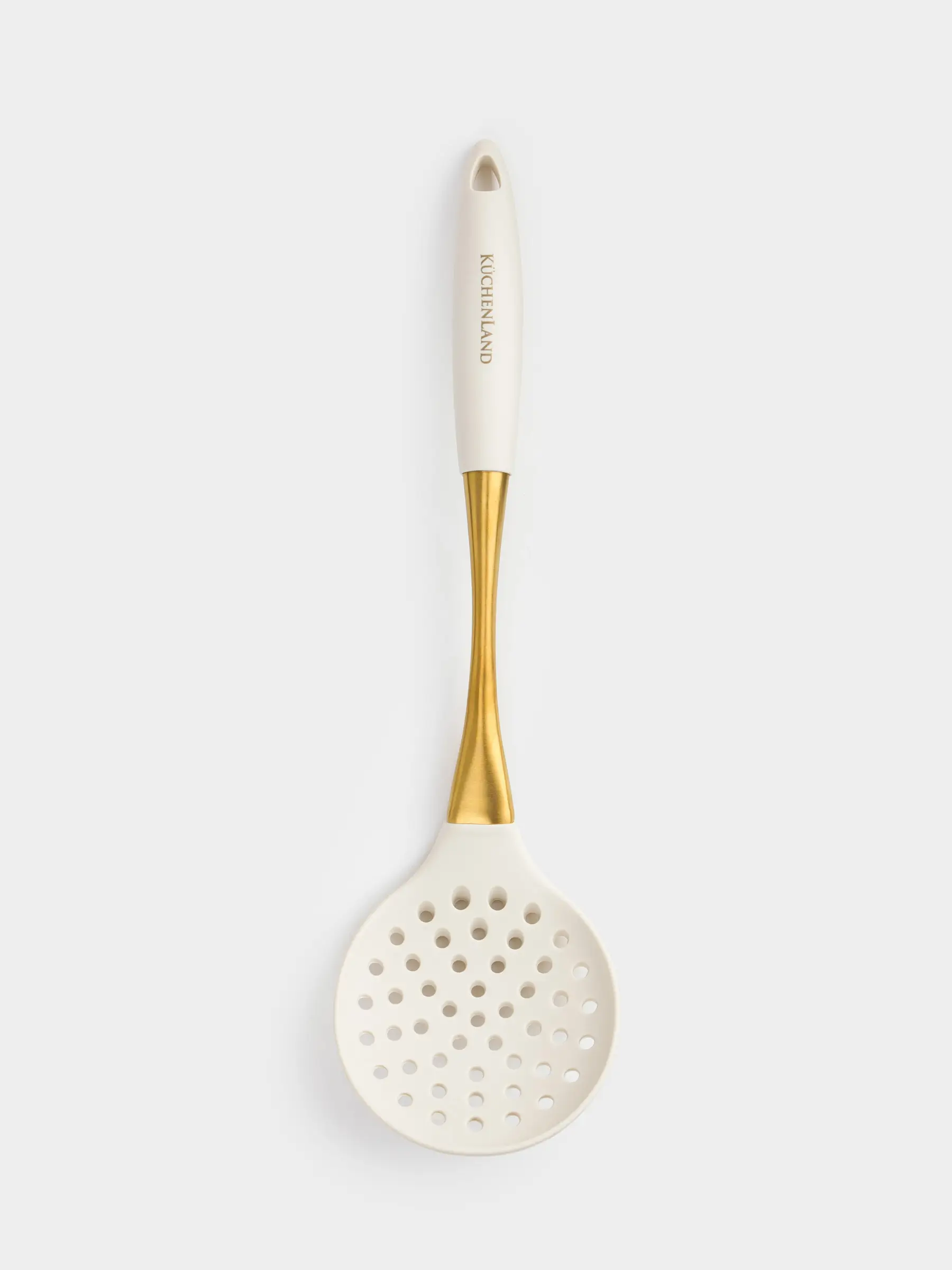 Кәкпір, 36 см, силикон/болат, сүт-алтын түстес, Pintino