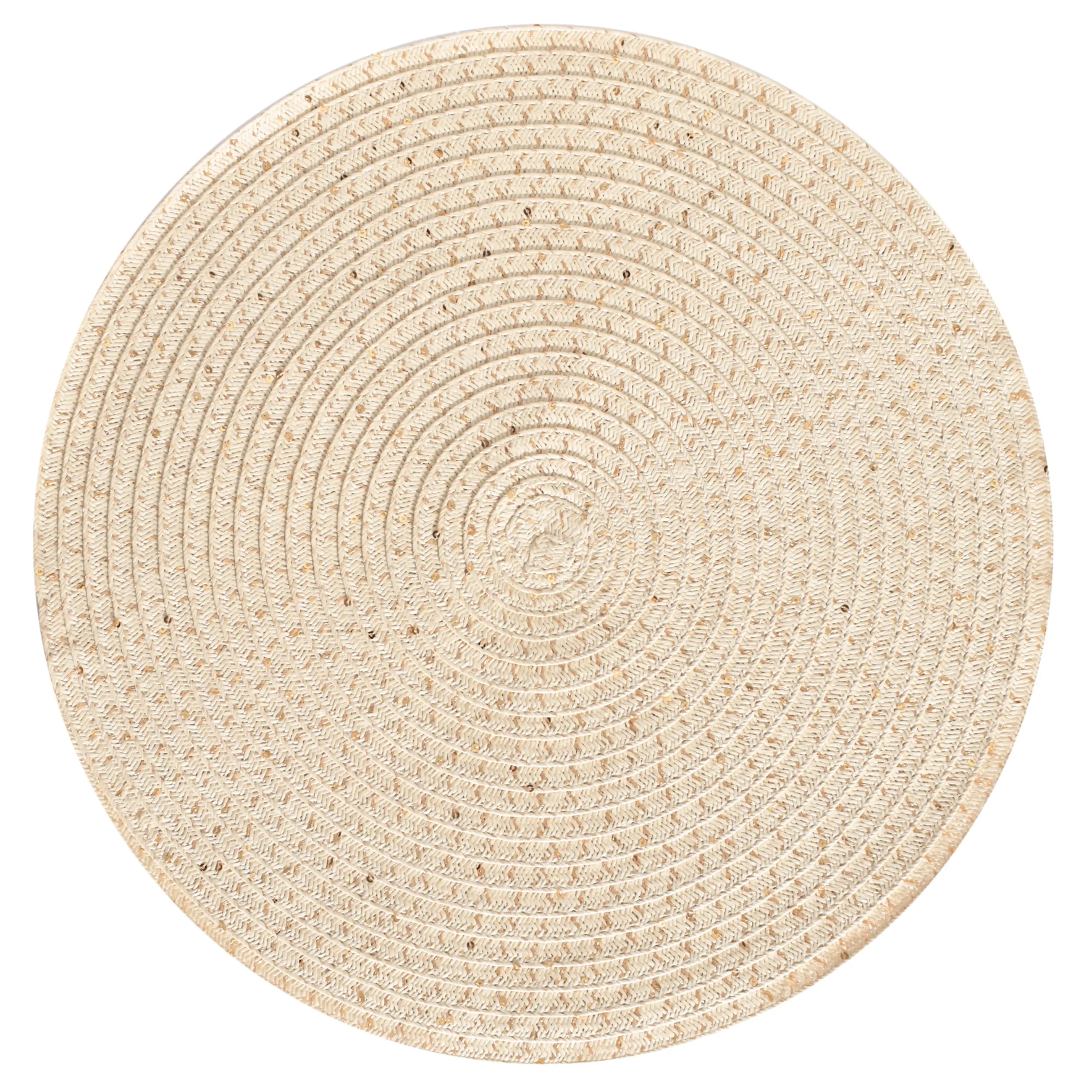 Аспаптарға арналған майлық, 38 см, қағаз, дөңгелек, бежевый, Straw
