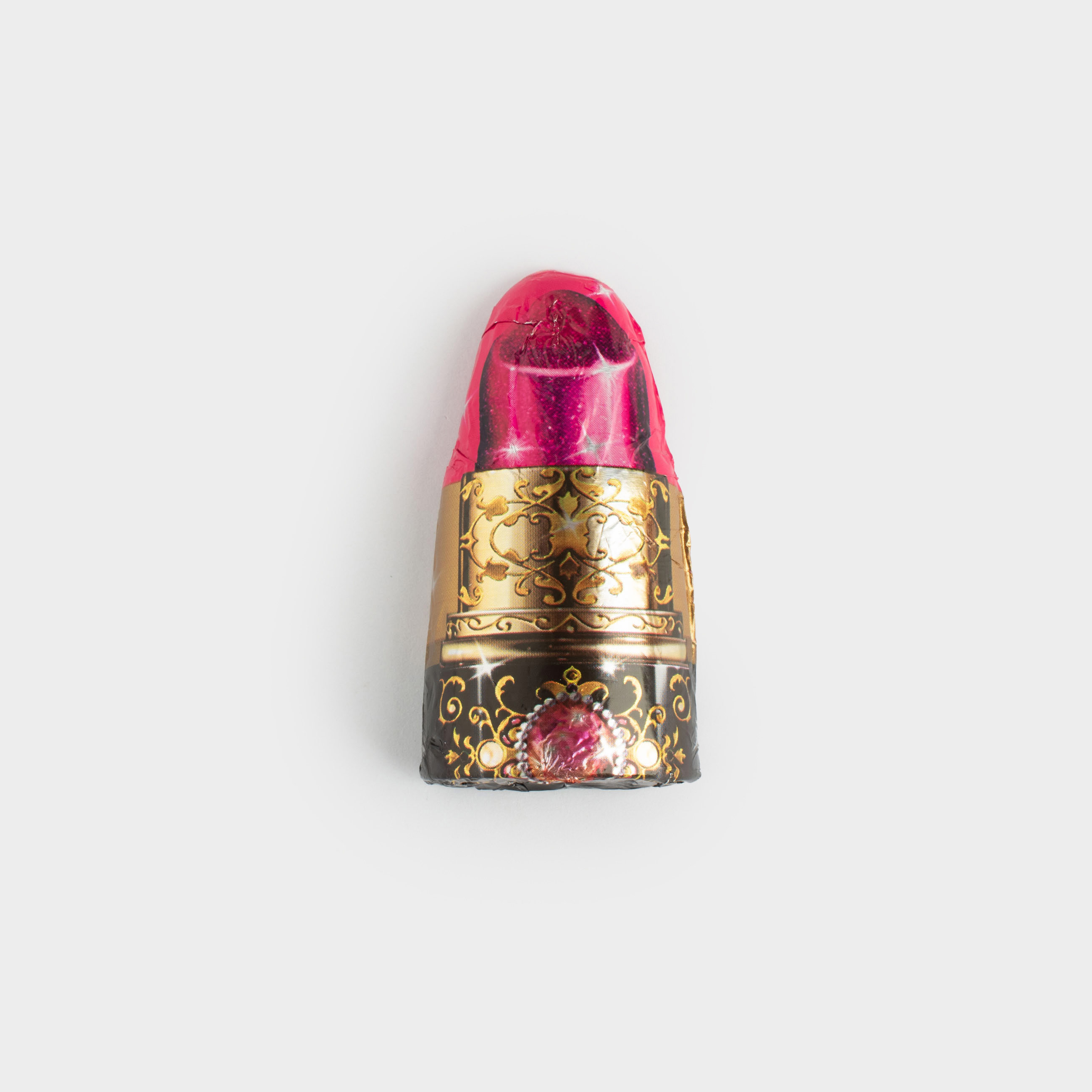 Конфета шоколадная, 60 г, 5 шт, с карамелью леденцовой, Клубника, Помада, Sweet shape, image-2