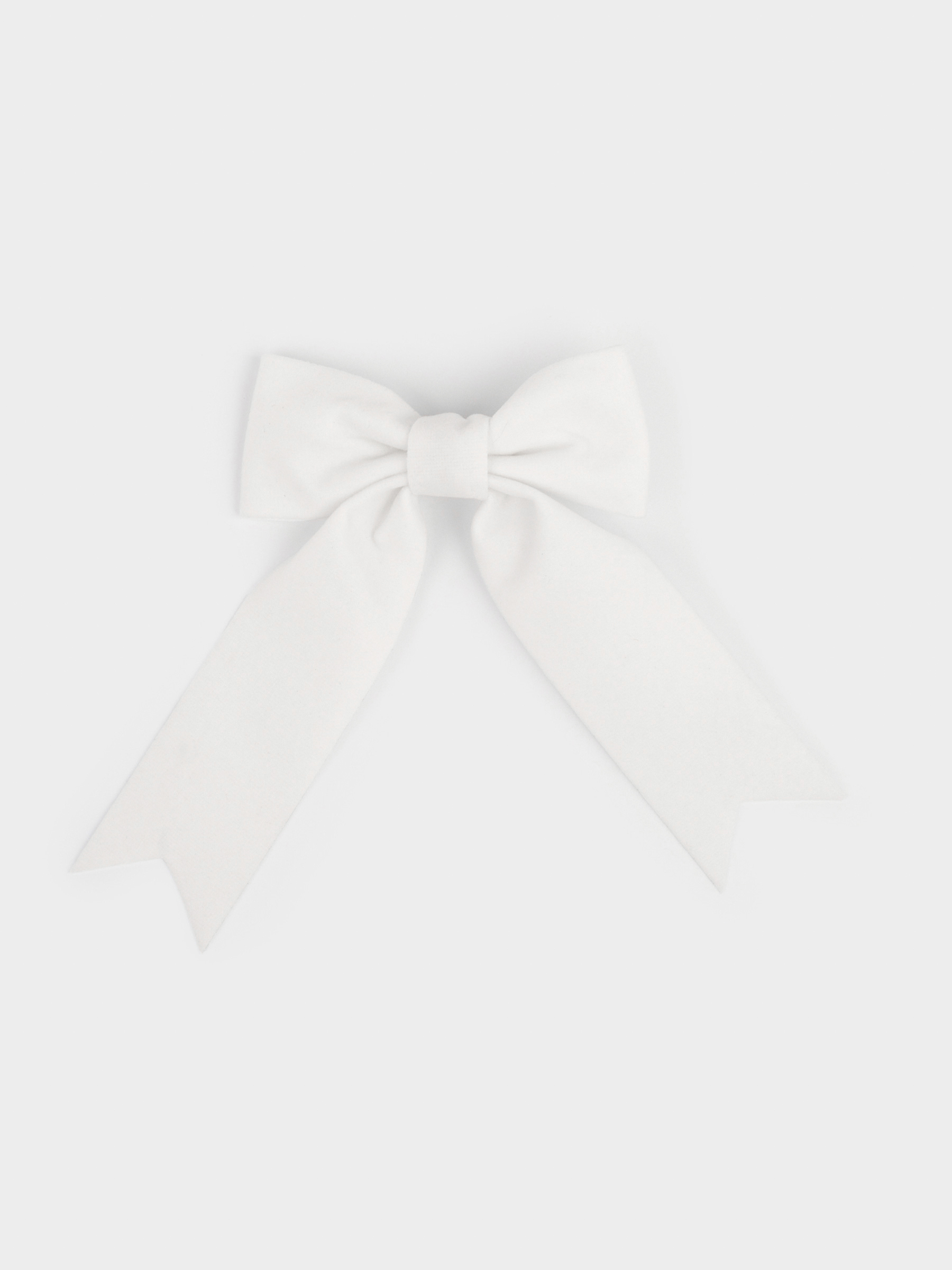 Сәндік әшекей, 15 см, қыстырғышта, полиэстер, түсті, Бантик, Bow velvet, image-0