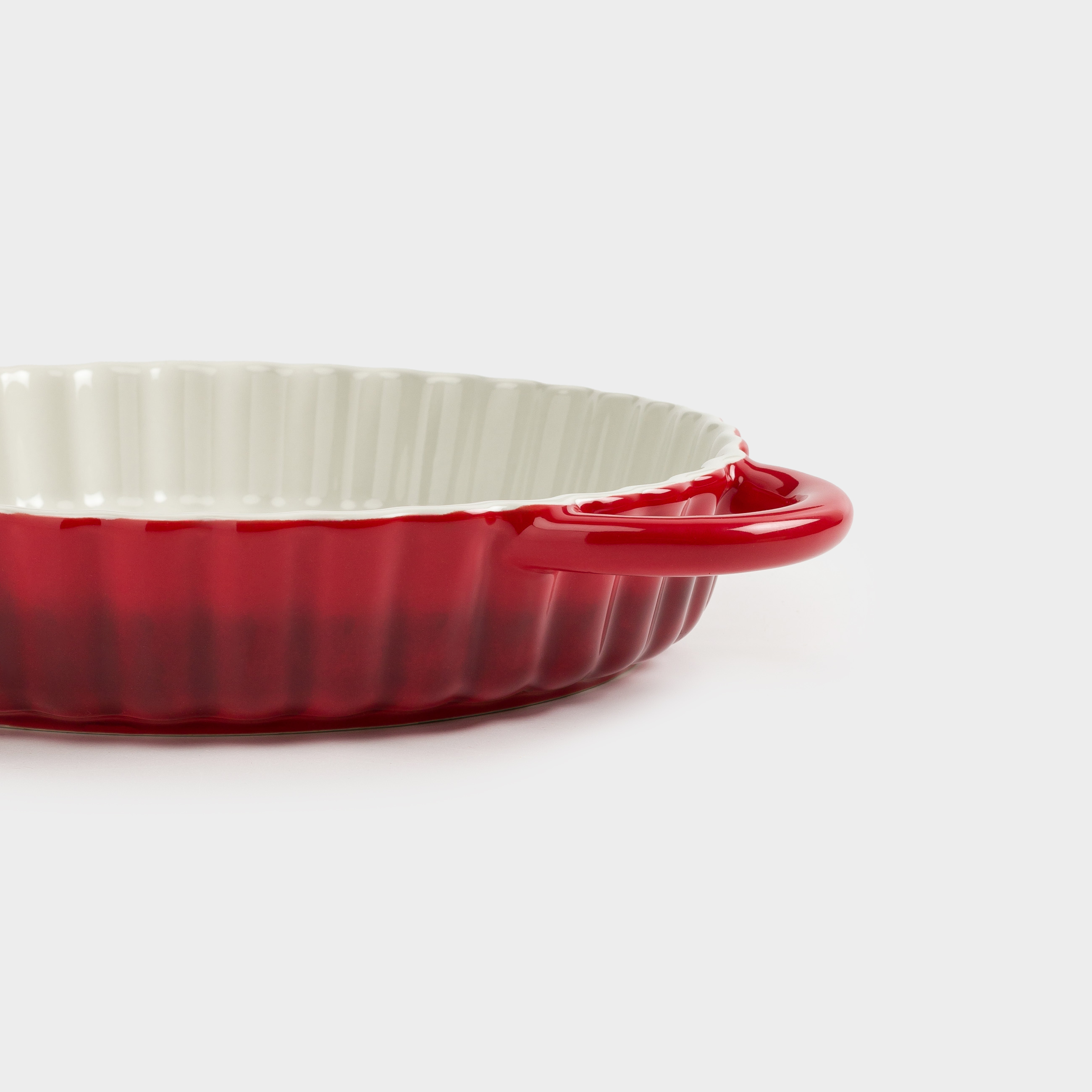 Форма для запекания, 28 см, керамика, круглая, бордовая, Градиент, Cakes gradient, image-6