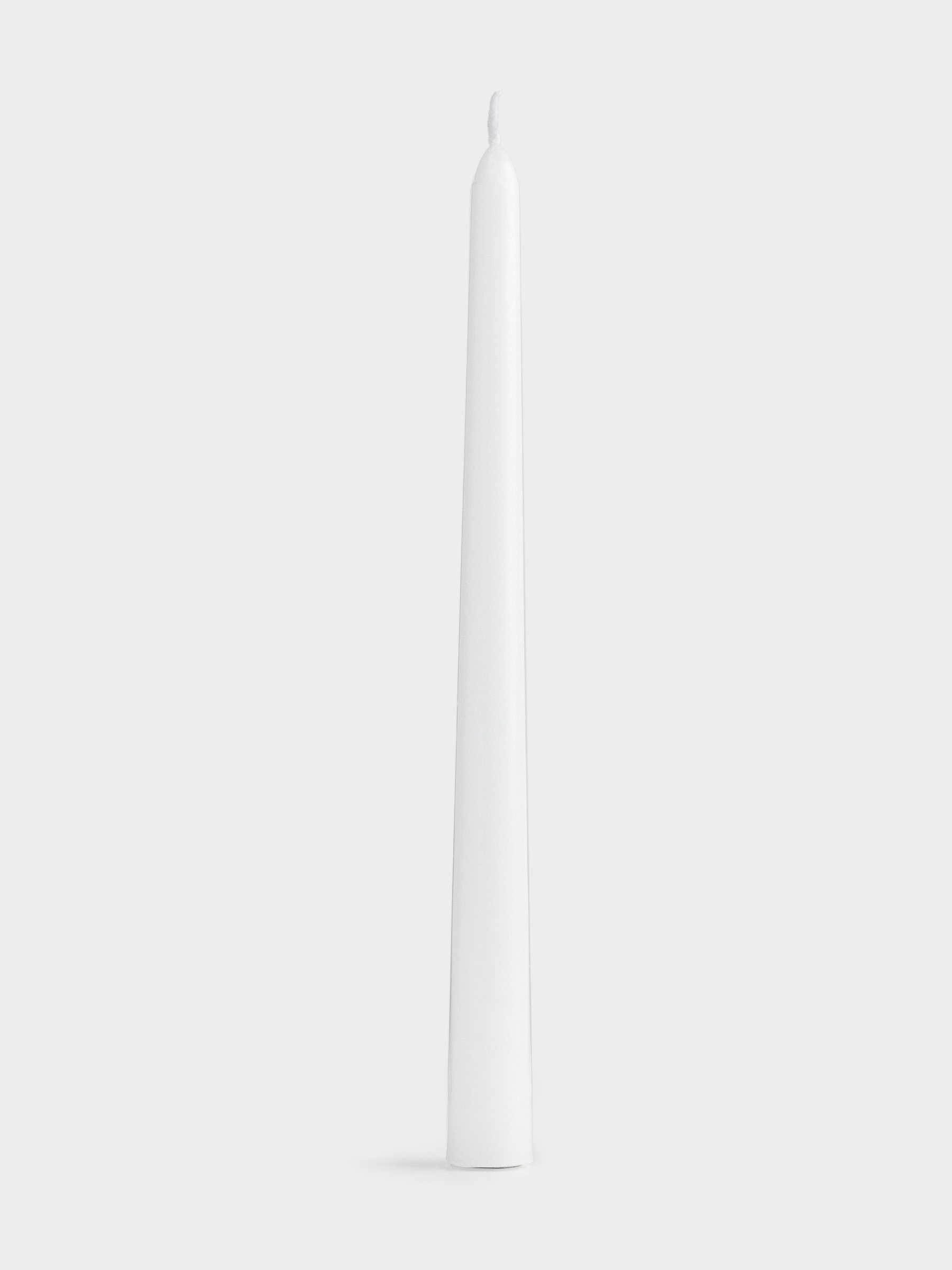Свеча, 26 см, 4 шт, тонкая, Luxury white, image-1