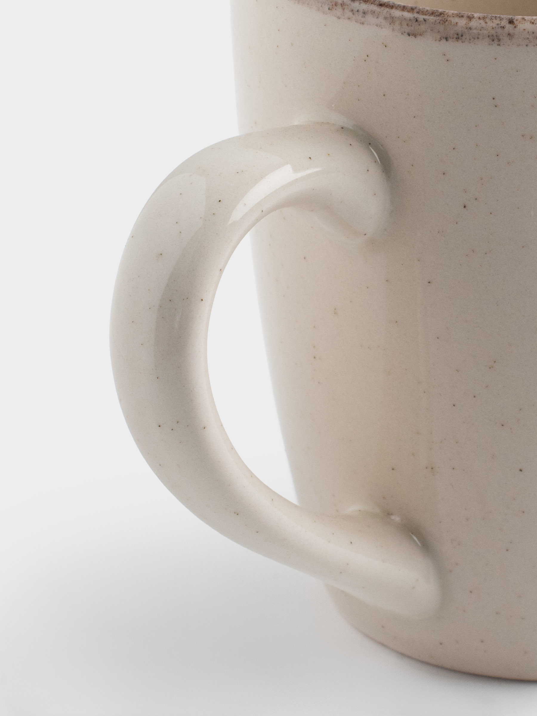Саптыаяқ, 360 мл, 2 дана, керамика, сарғылт-қоңыр, дақты, Speckled glaze, image-5