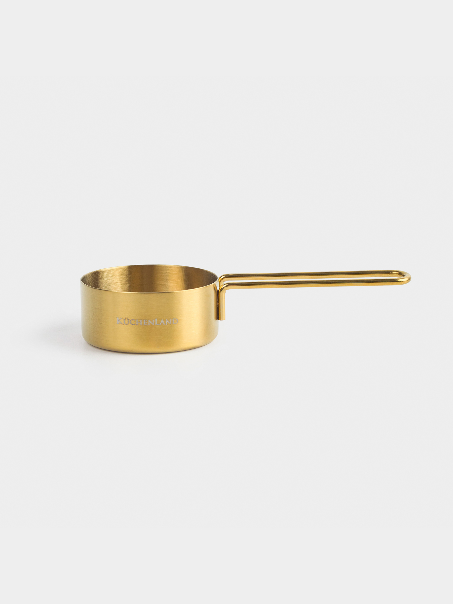 Өлшеуіш қасық, 50 мл, болат, алтын, Device gold, image-0