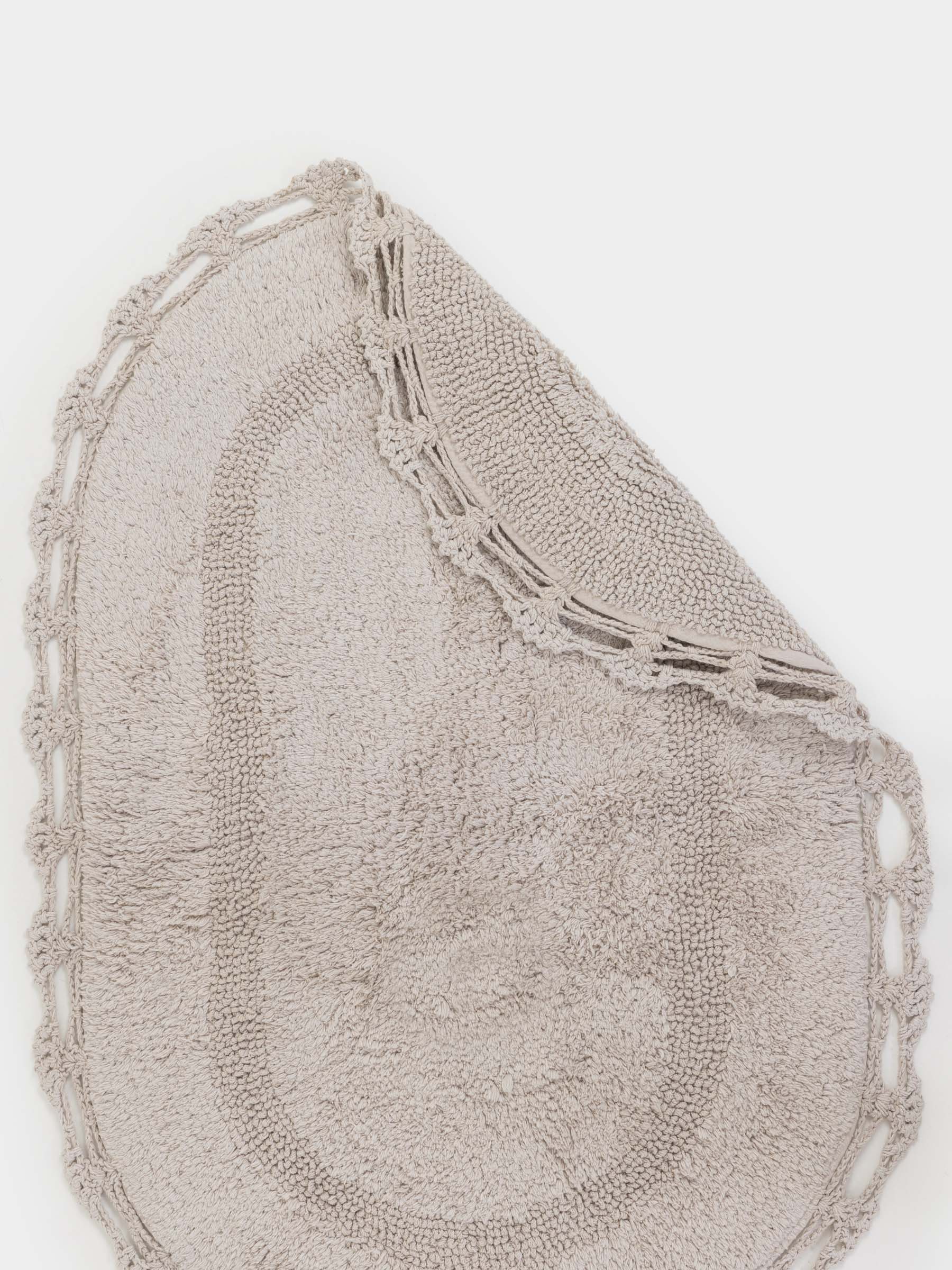 Кілемше, 60x100 см, мақта, бежевый, Шілтер, Knit, image-4