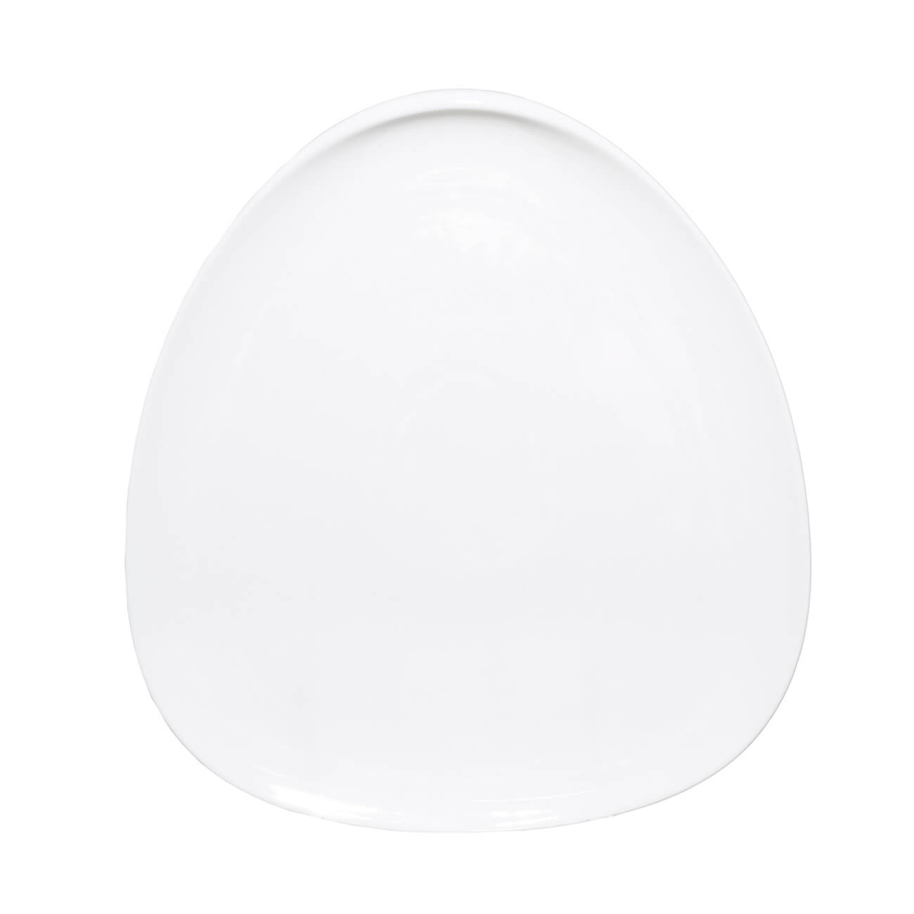 Тарелка закусочная, 23х21 см, фарфор P, белая, Synergy изображение № 1
