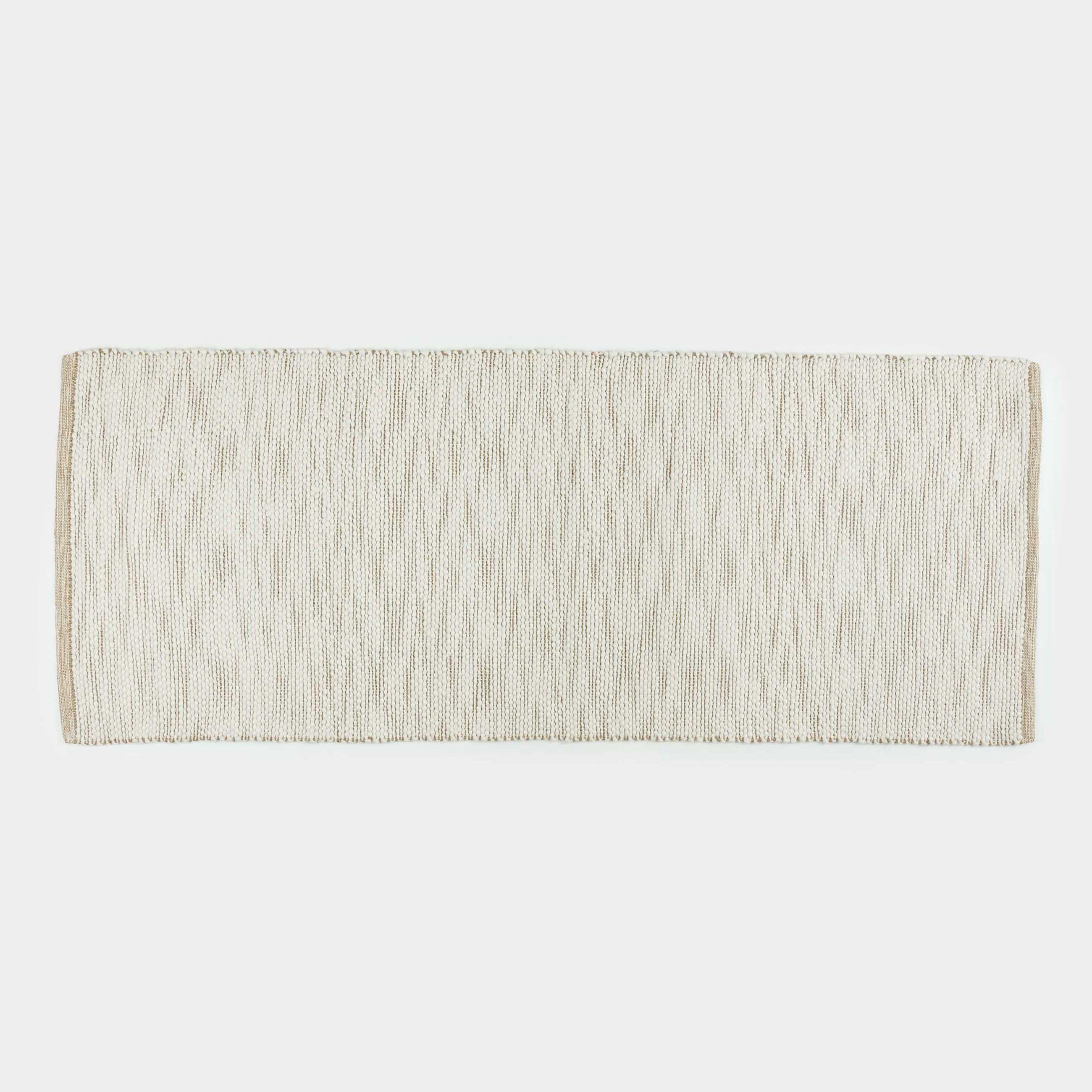 Коврик, 80х200 см, полиэстер/джут/хлопок, бежево-молочный, Vincent, image-0
