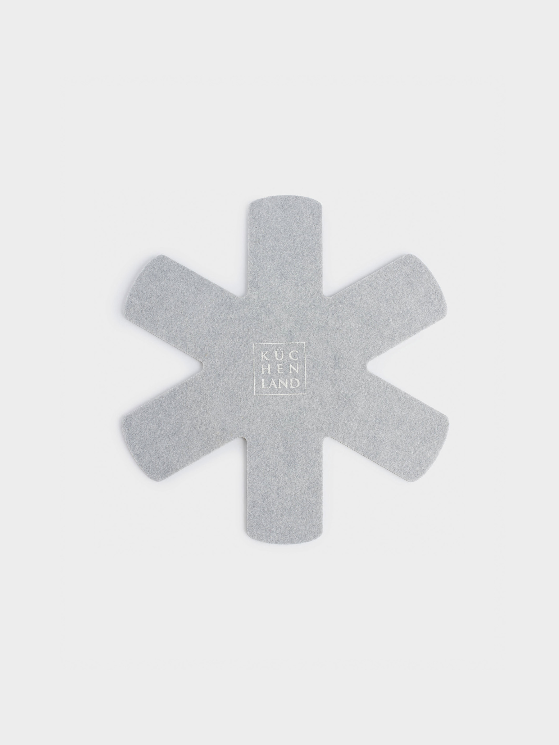 Набор протекторов для сковород, 3 шт, 38/34/27 см, фетр, серый, Assist, image-3