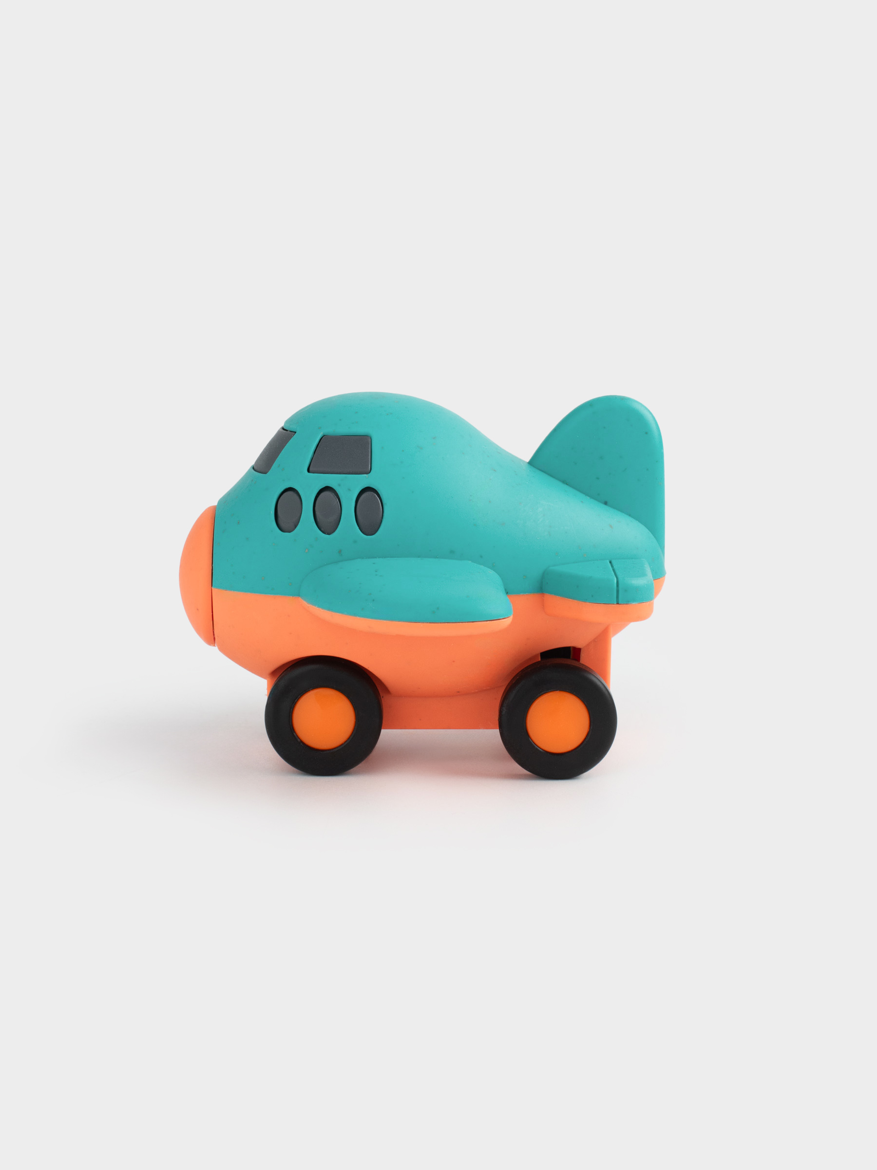 Игрушка, 6х8 см, пластик, оранжевая, Самолет, Traffic, image-3