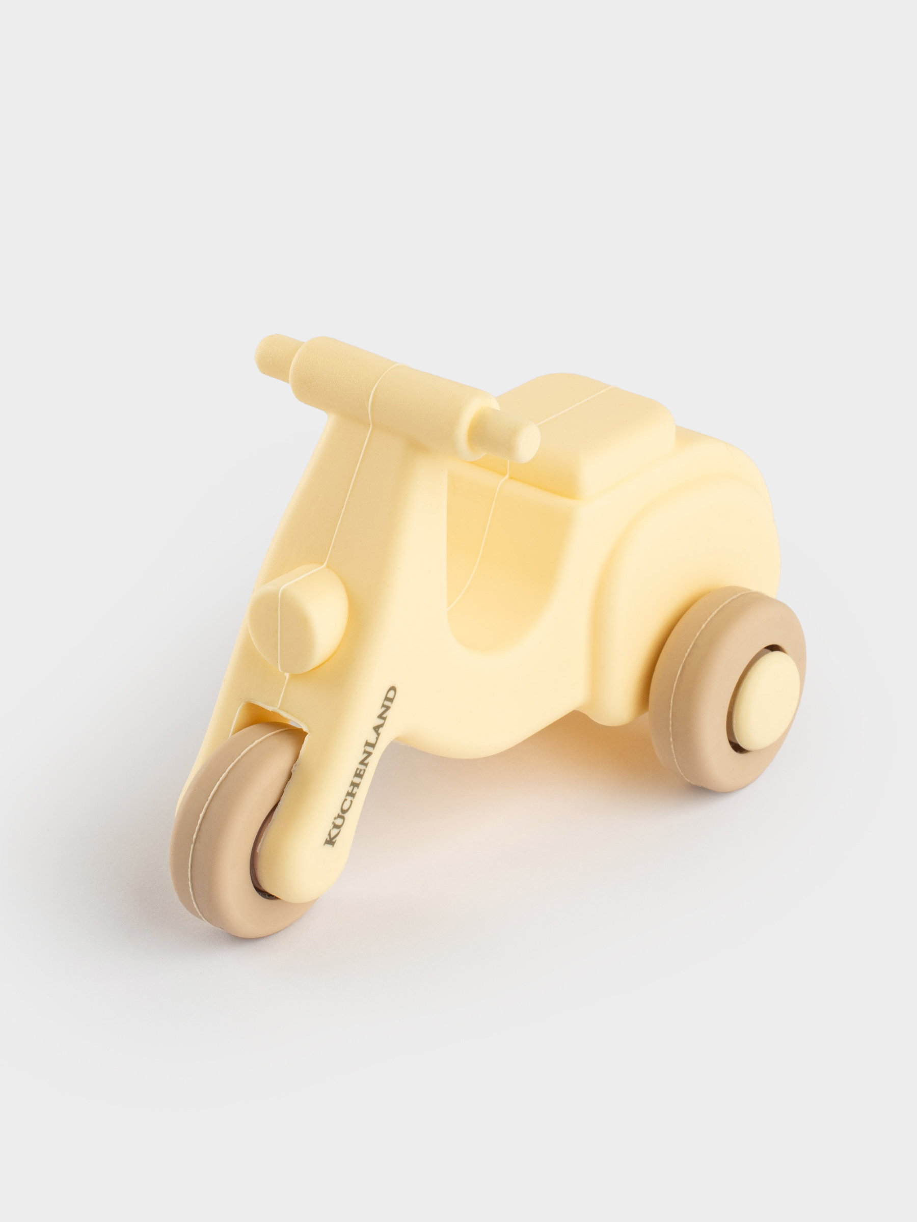 Игрушка, 10х6 см, силикон, бежевая, Мопед, Kiddy, image-1