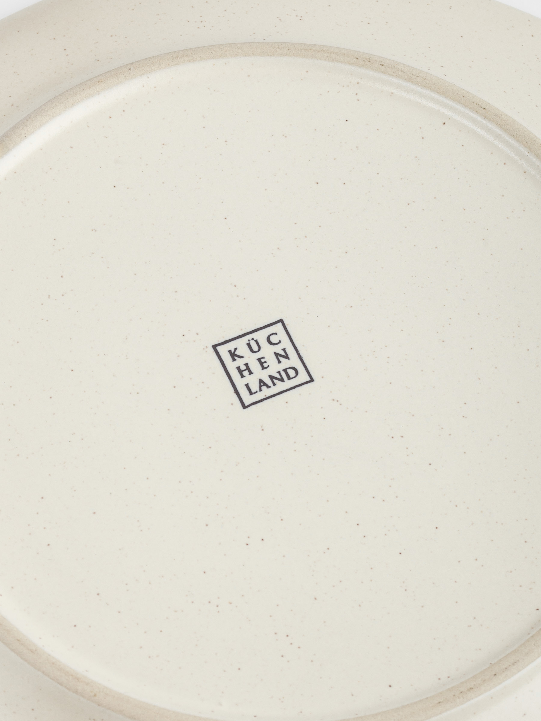 Тіскебасар тәрелкесі, 23 см, керамика, сүт түстес, Мыжылған әсер, Crumple creme, image-5