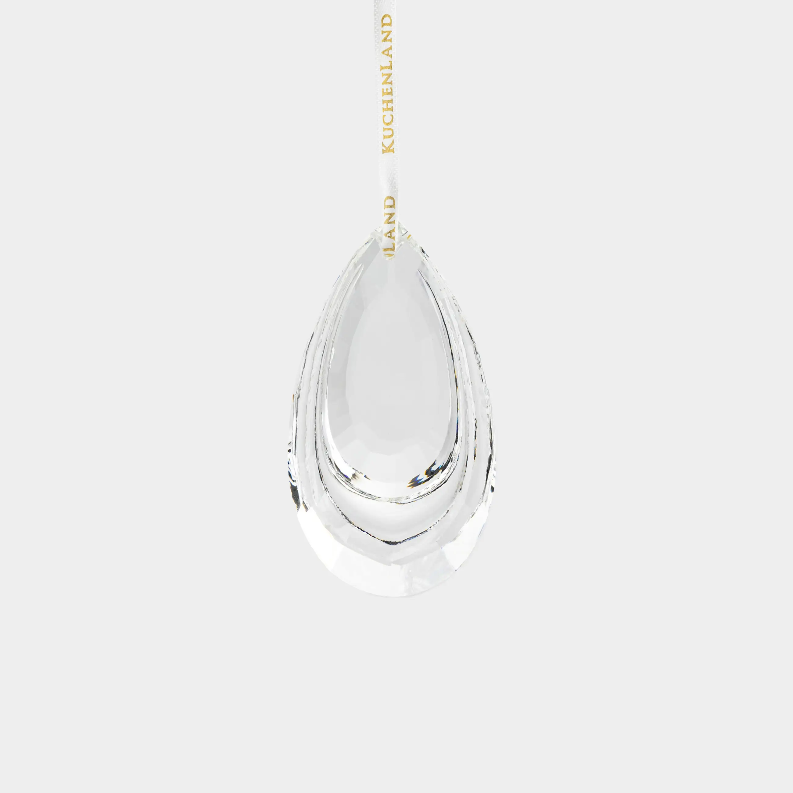 Шырша ойыншығы, 6х7 см, шыны, Тамшы, Ice crystal