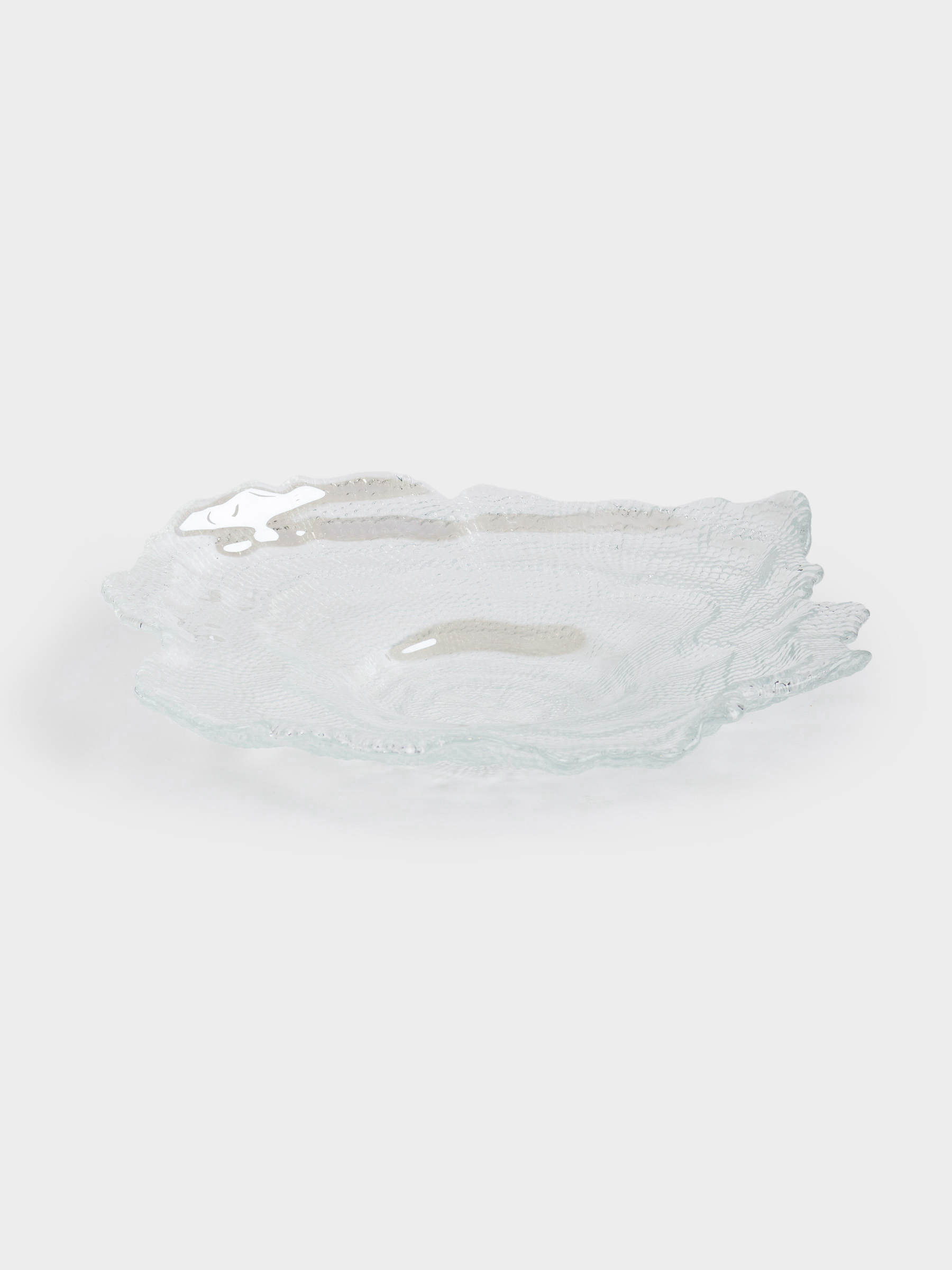 Ваза для фруктов, 24х5 см, стекло, перламутр, Shellfish polar, image-2