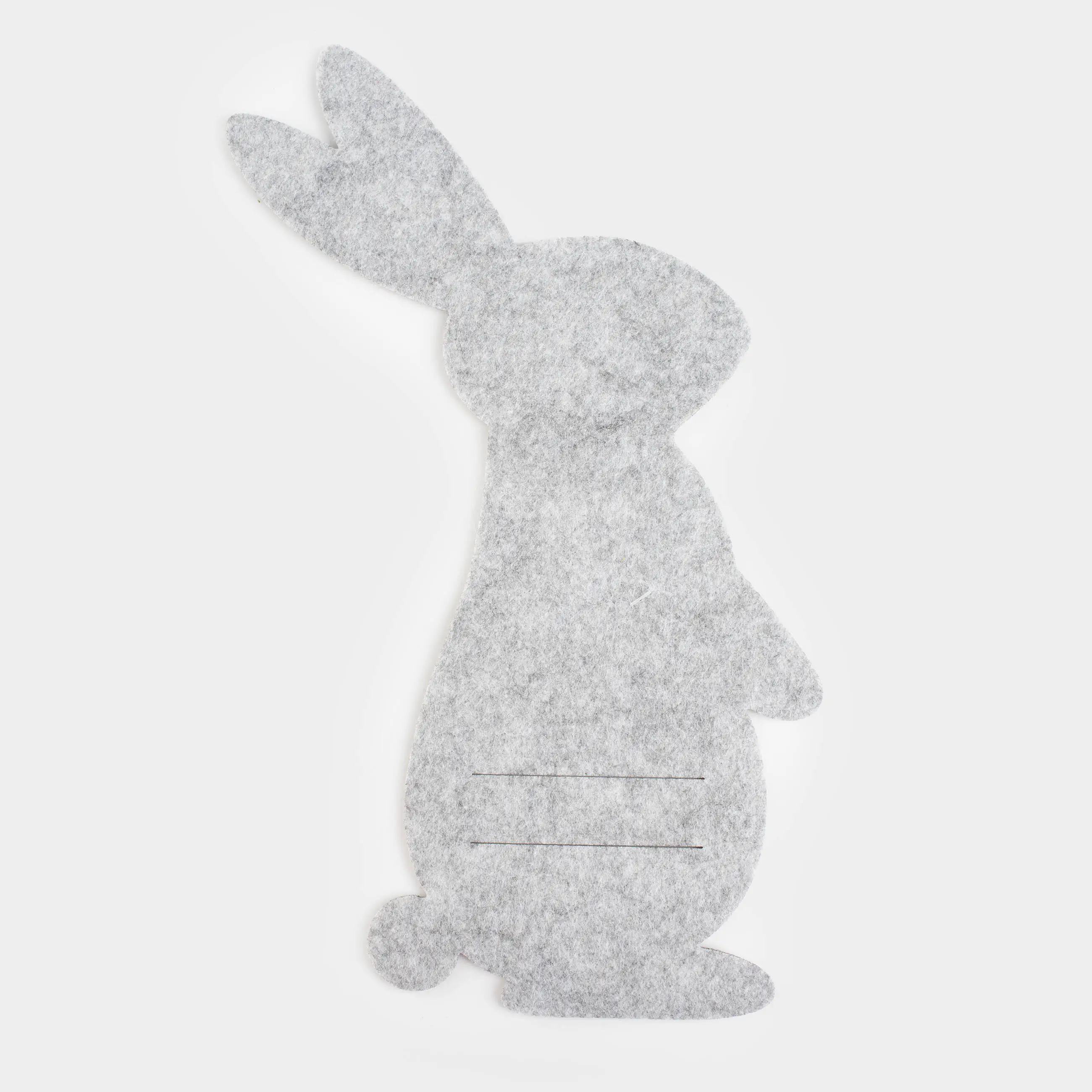 Карман для столовых приборов, 30х19 см, фетр, молочный, Кролик, Felt mat