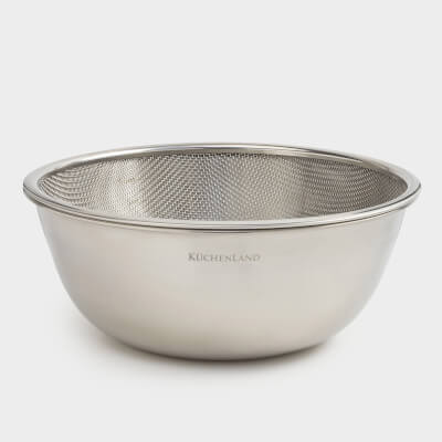 Набор из миски и дуршлага, 22 см, 2 пр, сталь, Classic, image-0