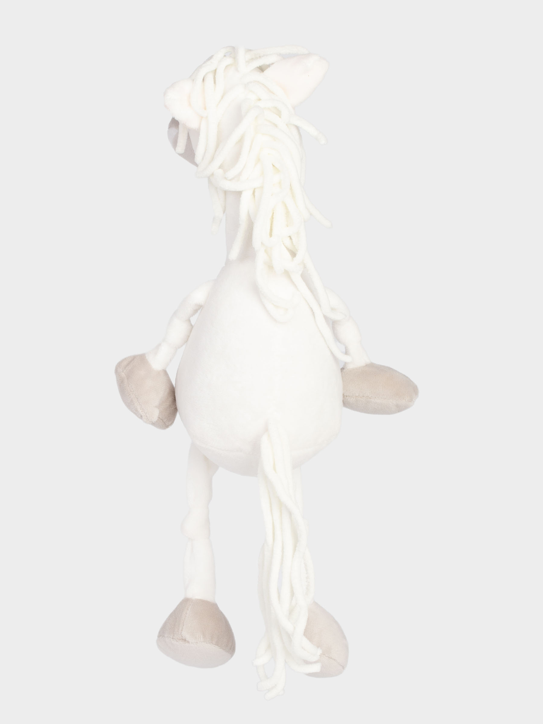 Ойыншық, 45 см, жұмсақ, полиэстер, ақ, Жылқы, Horse toy, image-2