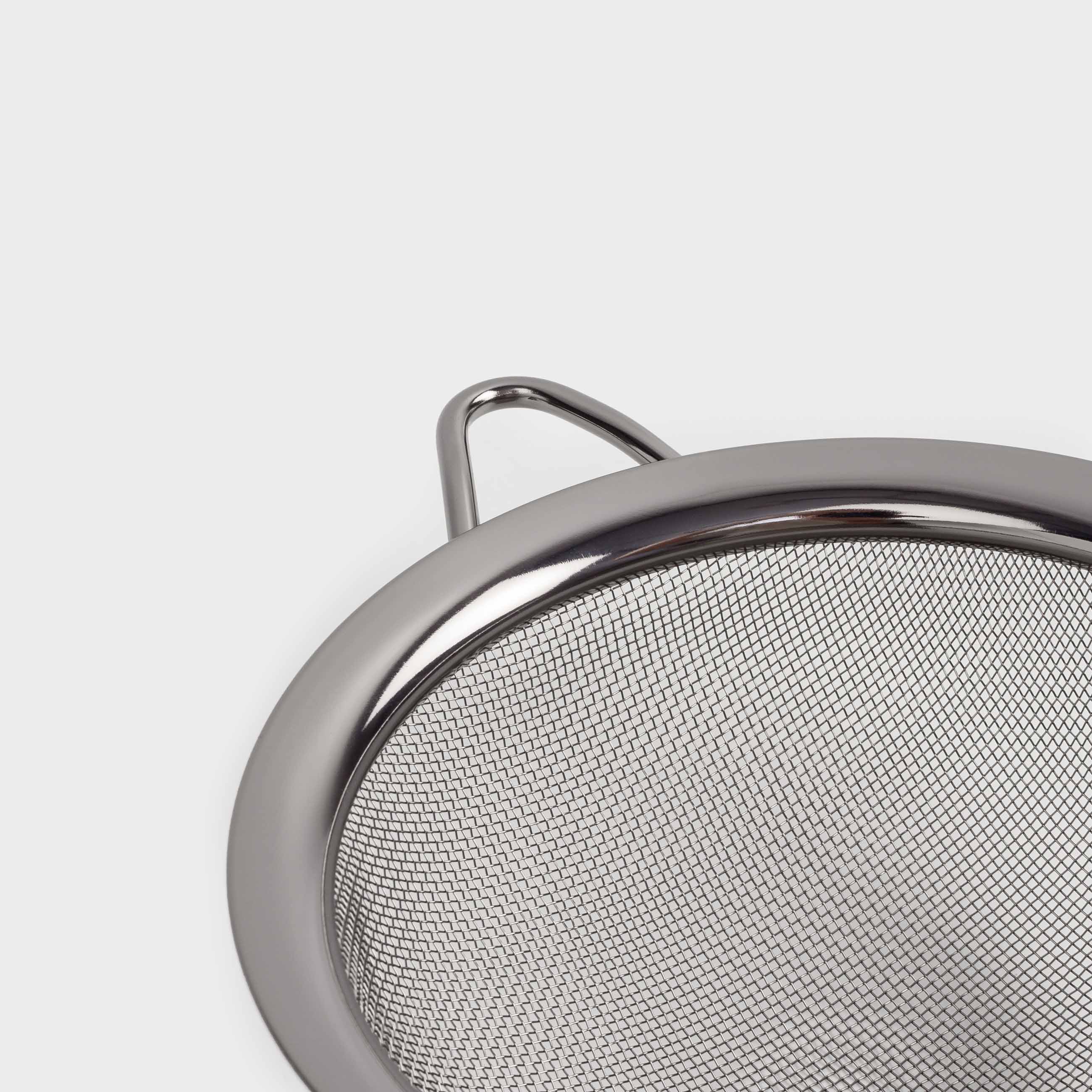 Сито, 14 см, с ручкой, сталь, темно-серое, Titanium, image-4
