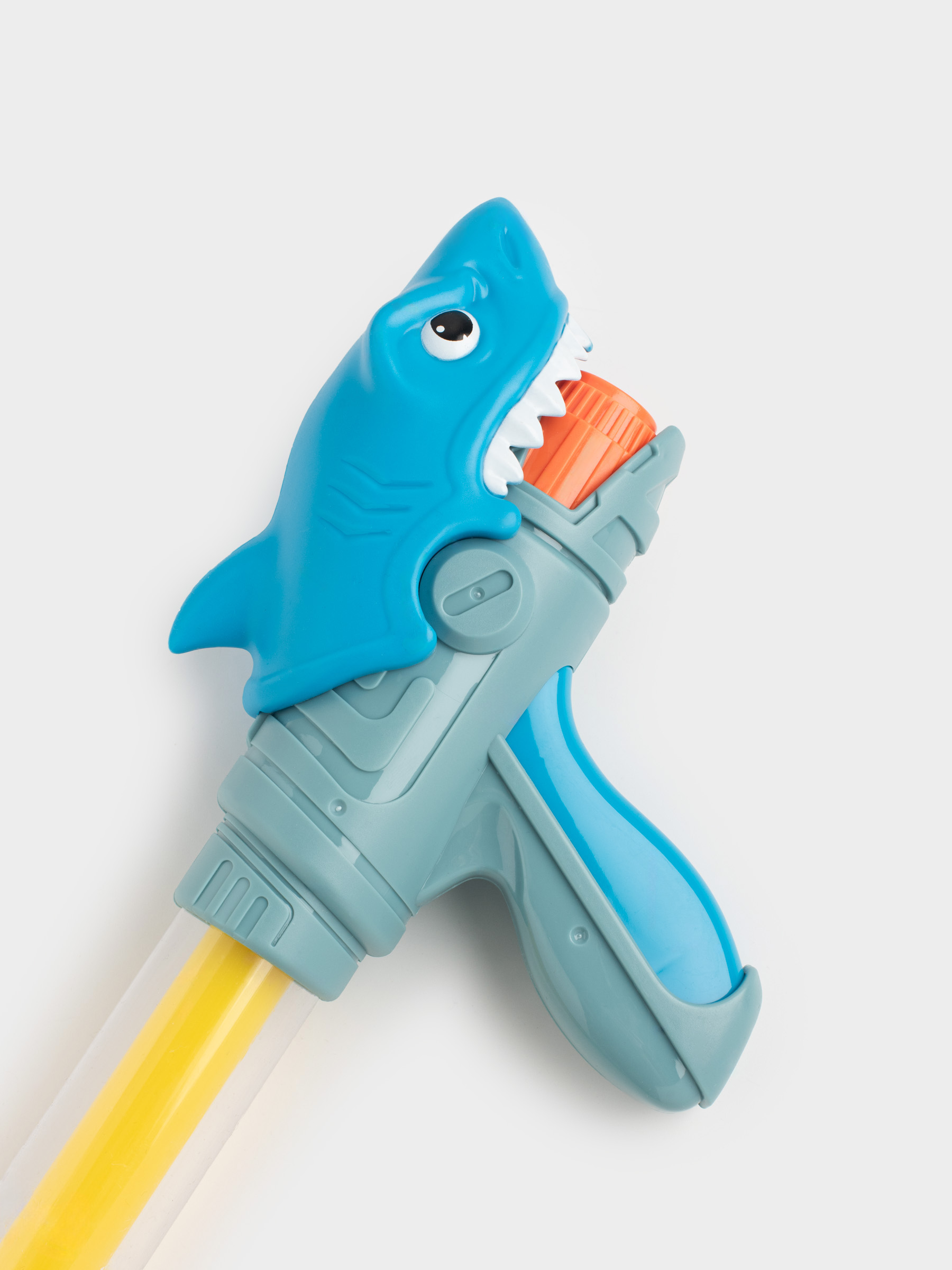 Пистолет водяной, 40 см, пластик/ПВХ, желто-синий, Акула, Aquatic animals, image-2