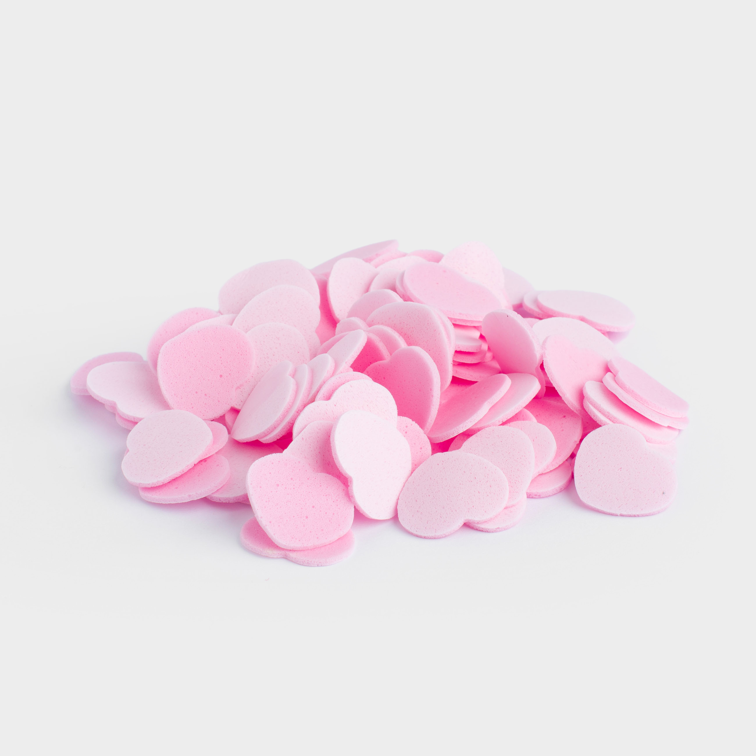 Мыло-конфетти, 1,5 см, 80 шт, розовое, Клубника, Сердце, Confetti, image-4