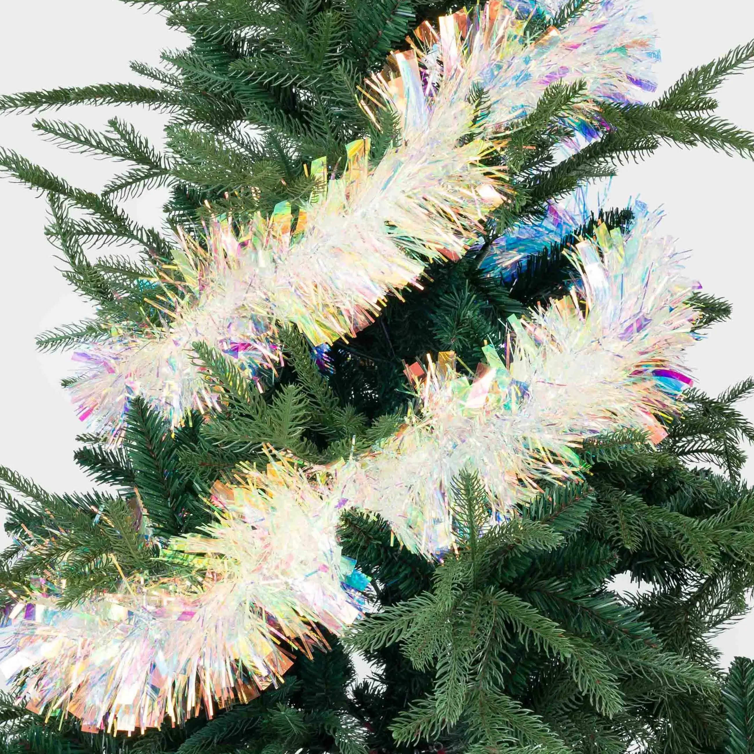 Сәндік гирлянд, 2 м, Шырша жылтырағы, голограмма, Tinsel christmas