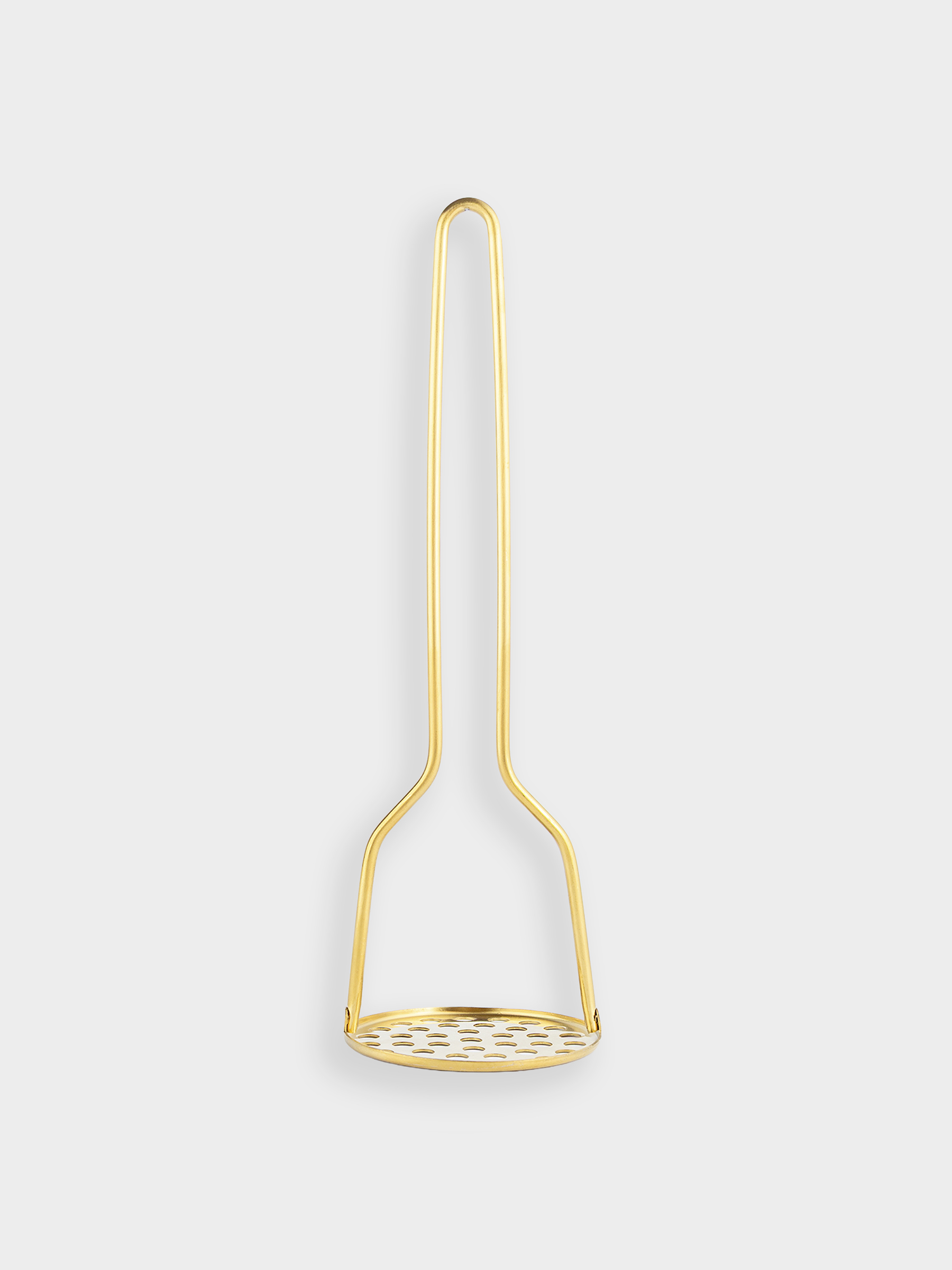 Пюреге арналған пресс, 28 см, болат, алтын, Device gold, image-0